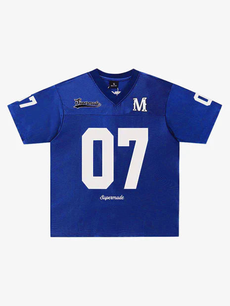 Loose Satin Jersey 07 Stitching Sports T-Shirt