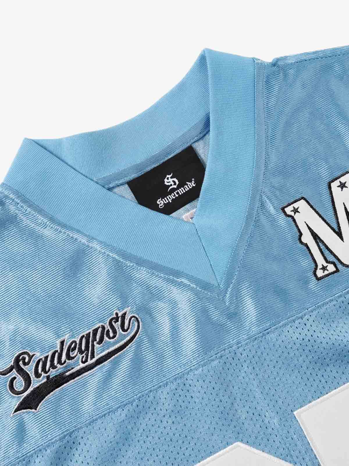 Loose Satin Jersey 07 Stitching Sports T-Shirt