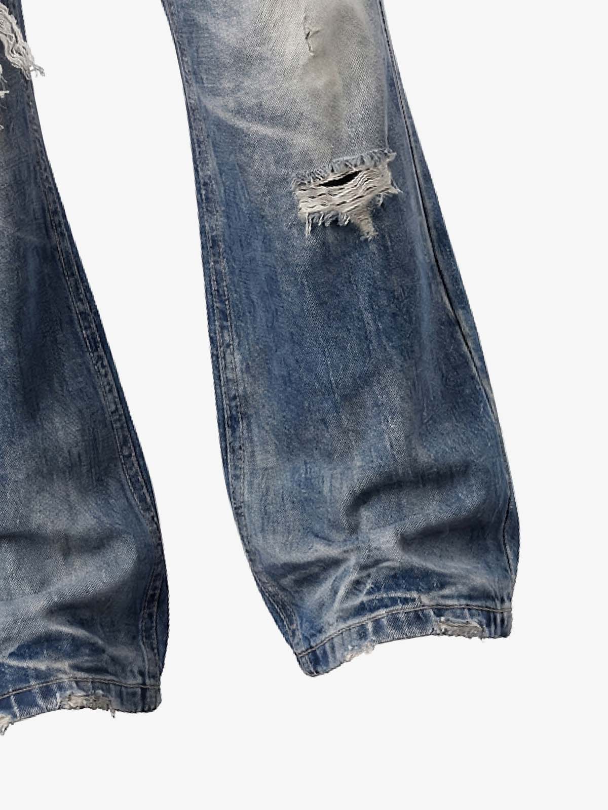 Studded Flag Bootcut Jeans