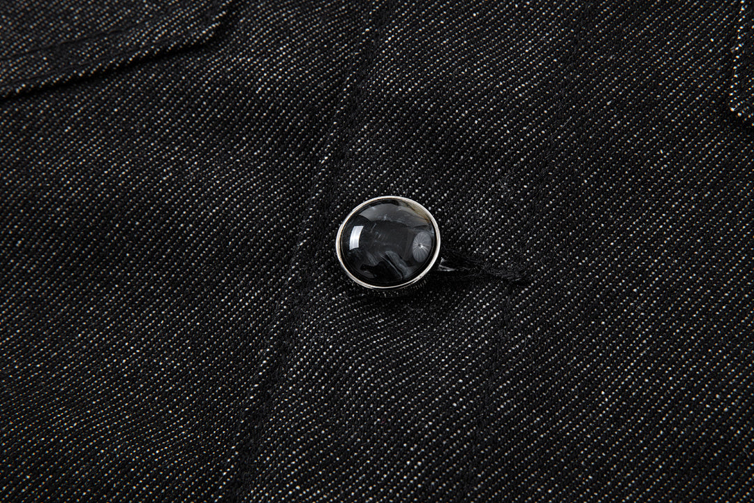 Classic Denim Jacket - Onyx Black