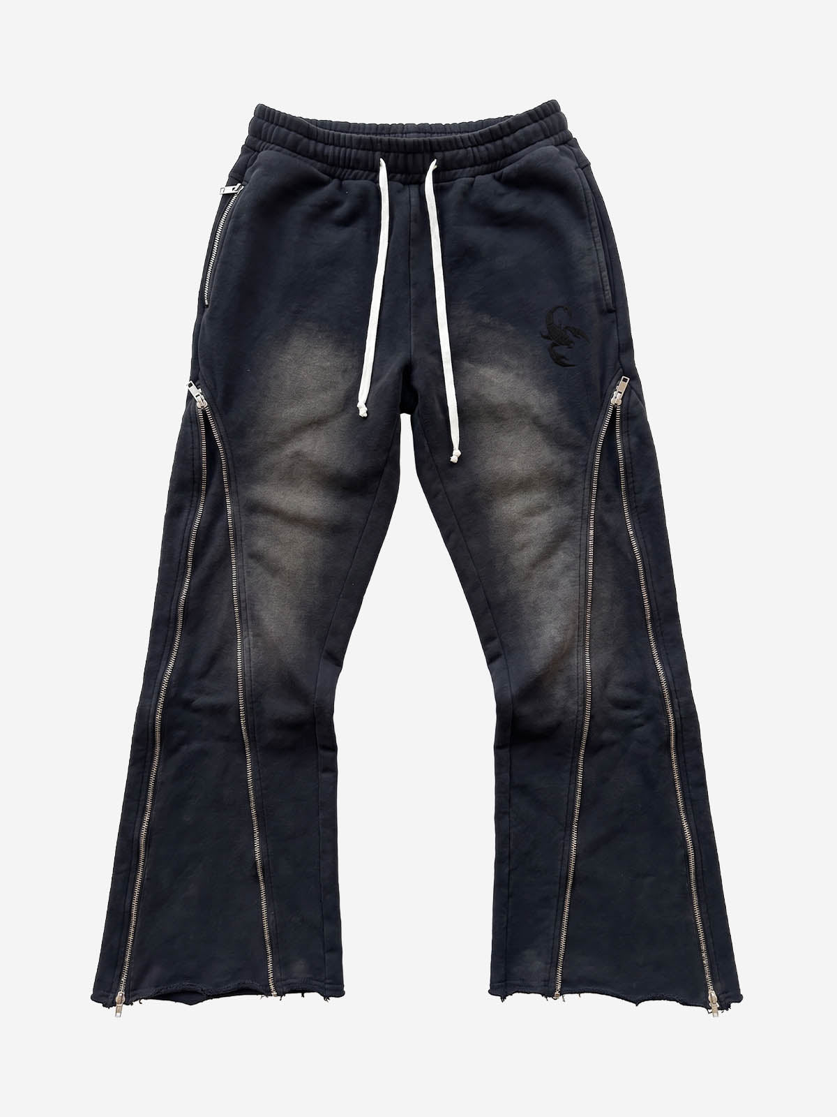 Side Zipper Deformable Pants