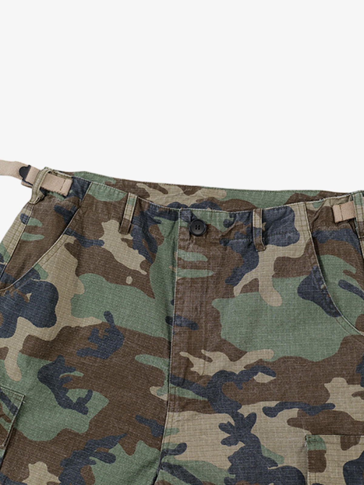 Ripstop Camouflage Cargo Shorts