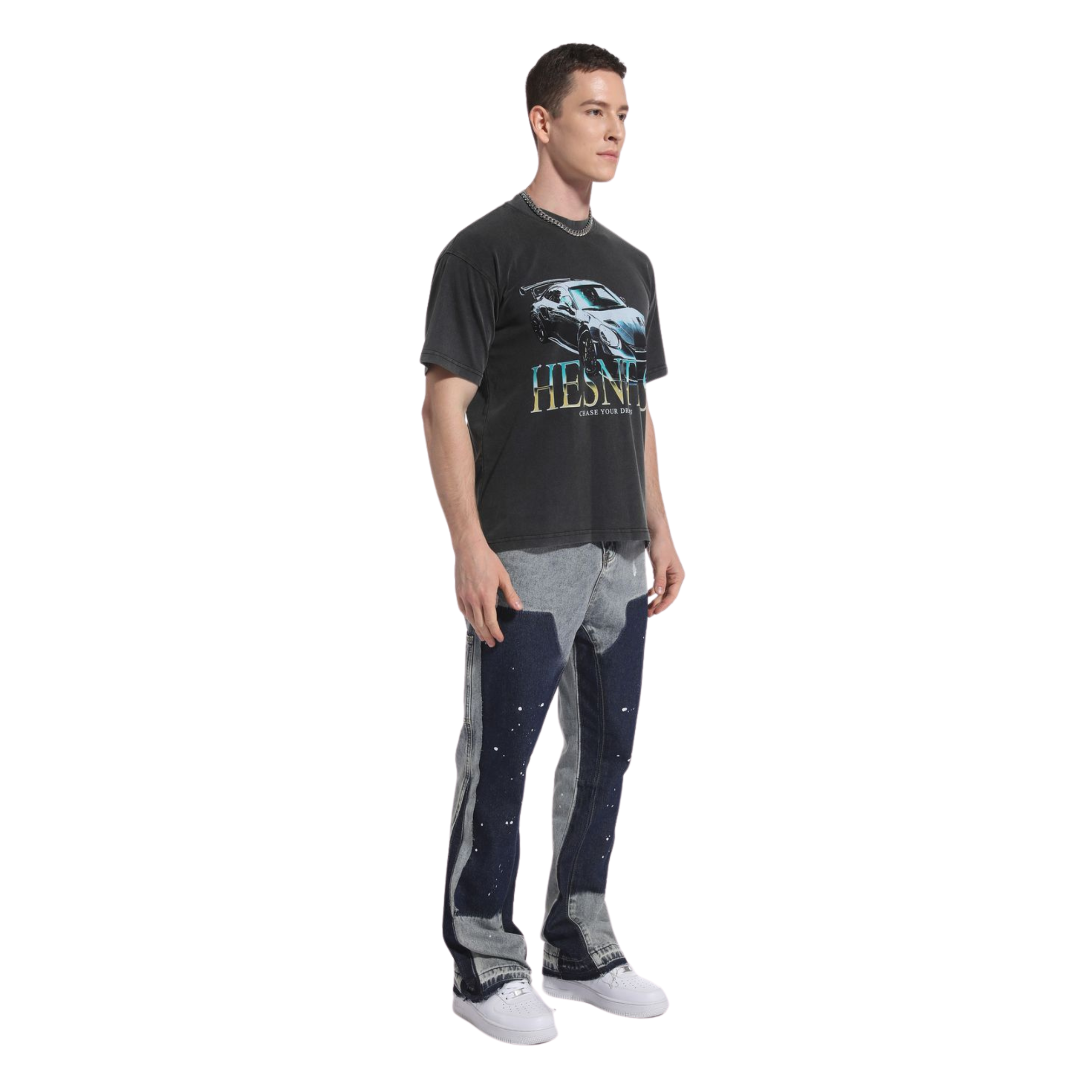 Flare Denim - Saxe Blue