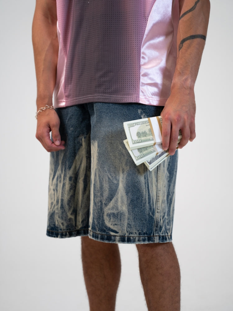 DCRB Distressed Denim Jorts