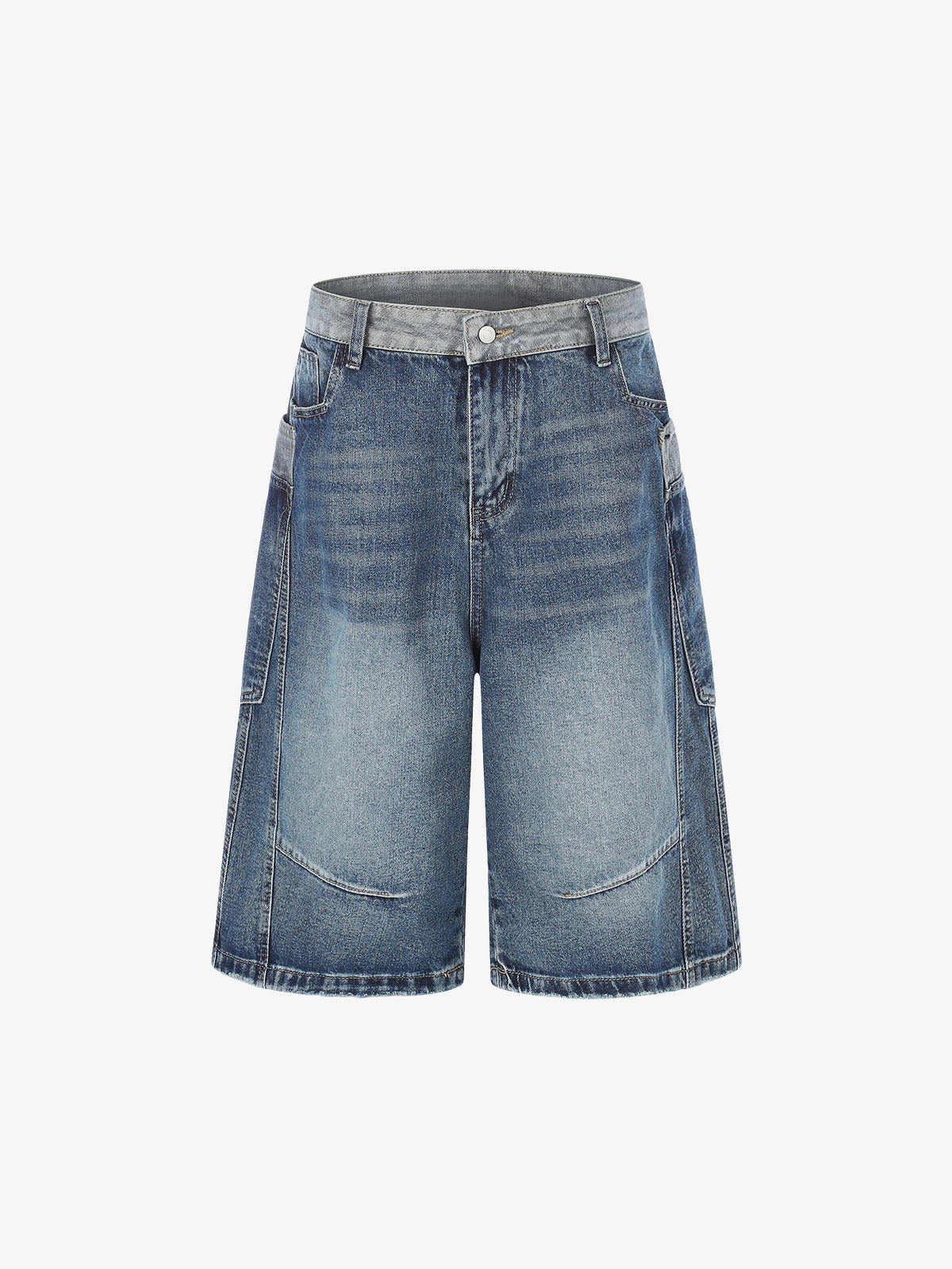 Color Block Workwear Jorts