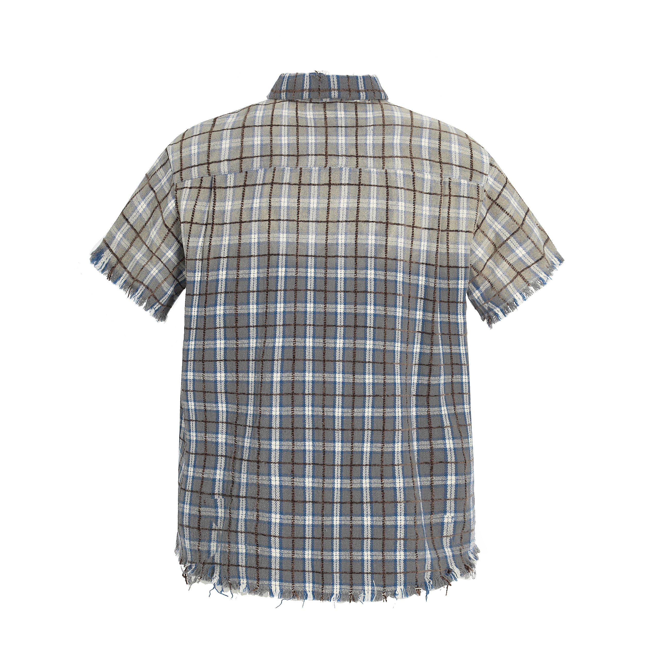 Frayed Plaid Shirt