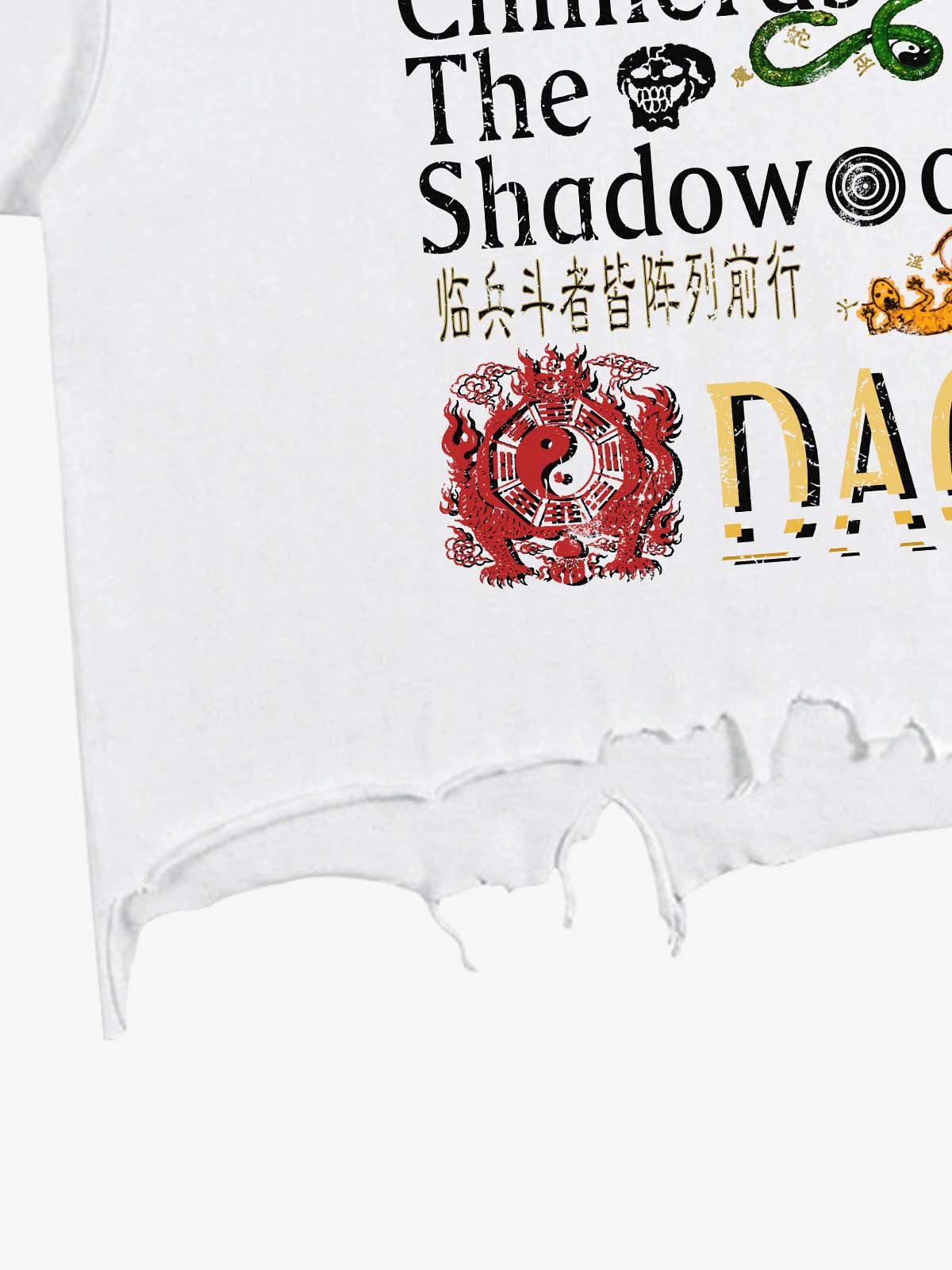 Mythological Graphic Cropped Tee