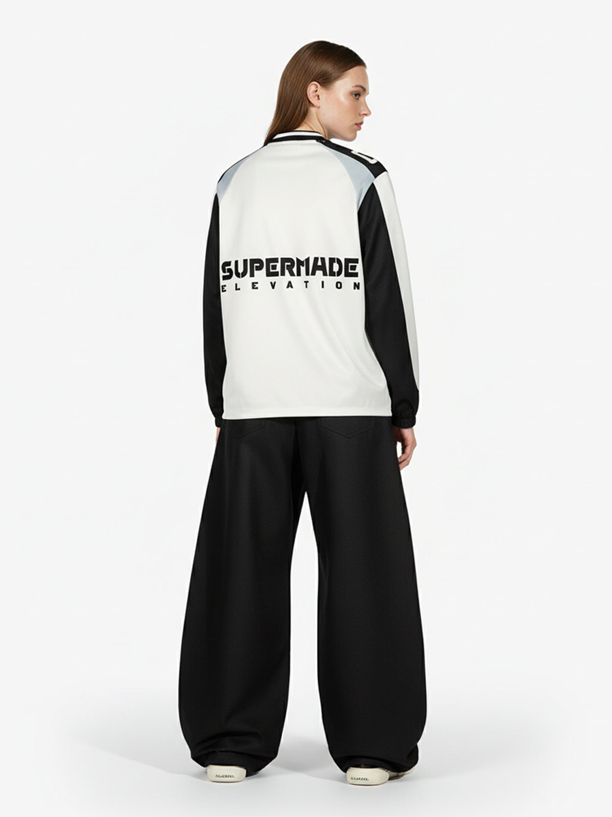 Digital Patchwork Jersey Long-Sleeve T-Shirt