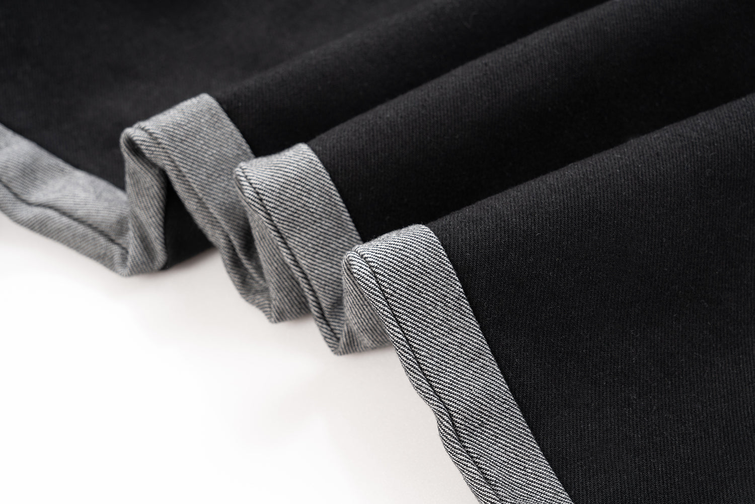 Flare Denim - Contrast Black