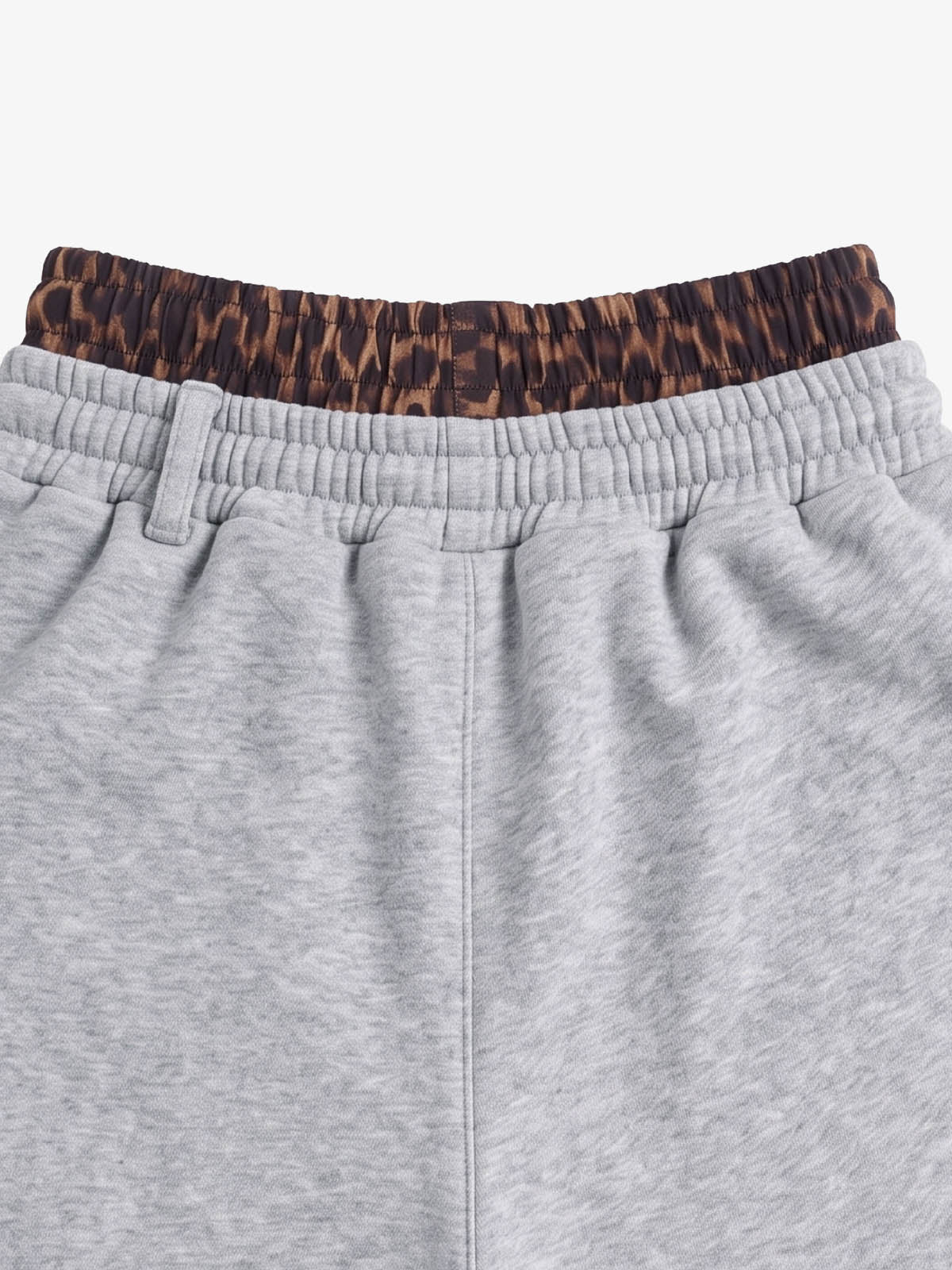 Logo Embroidery Double Waist Shorts