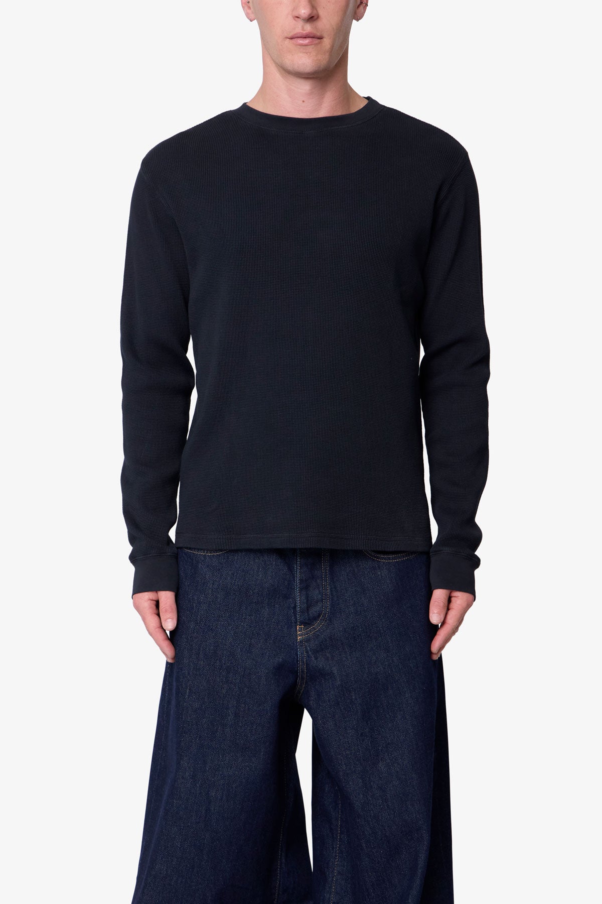 Basic Thermal L/S Tee - Black