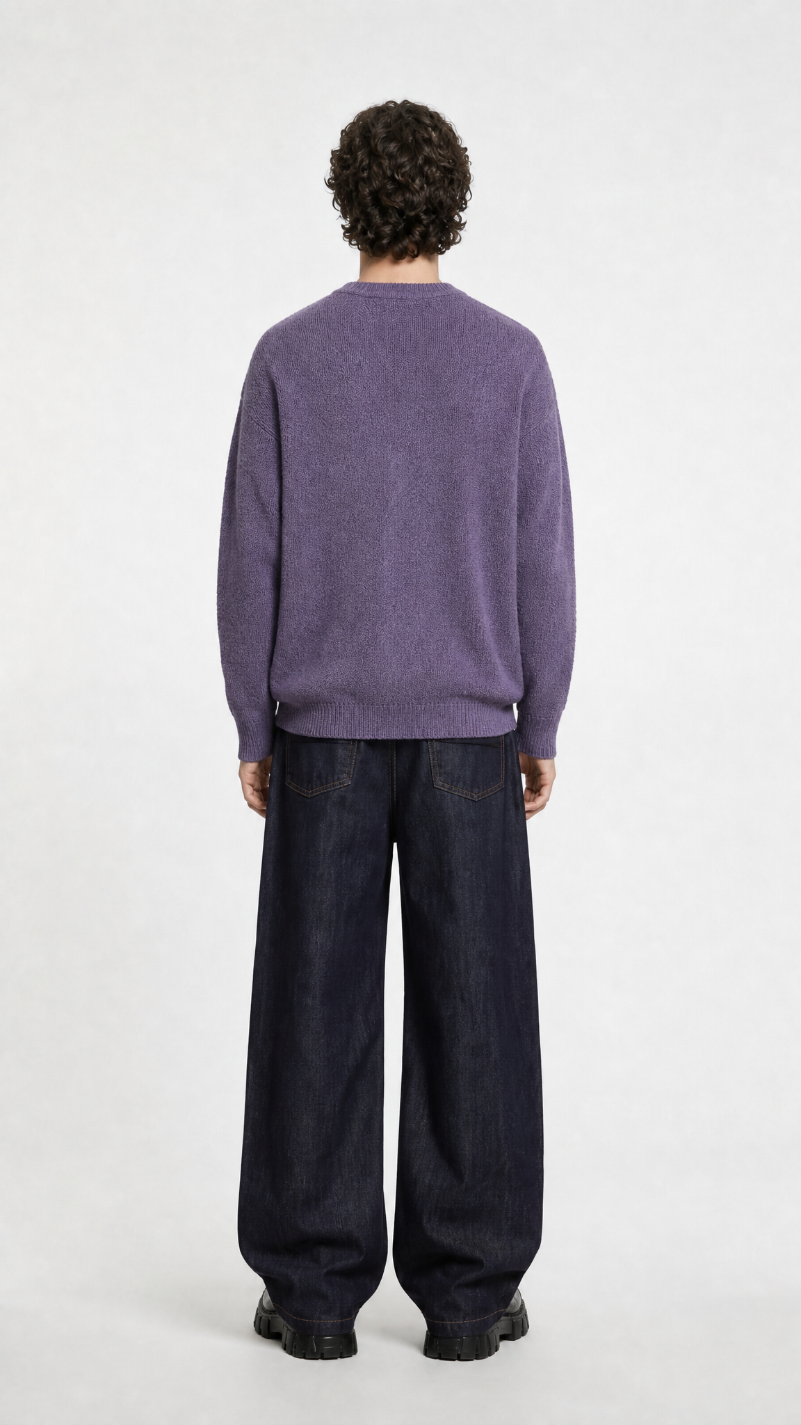 Purple Eye Knit Sweater