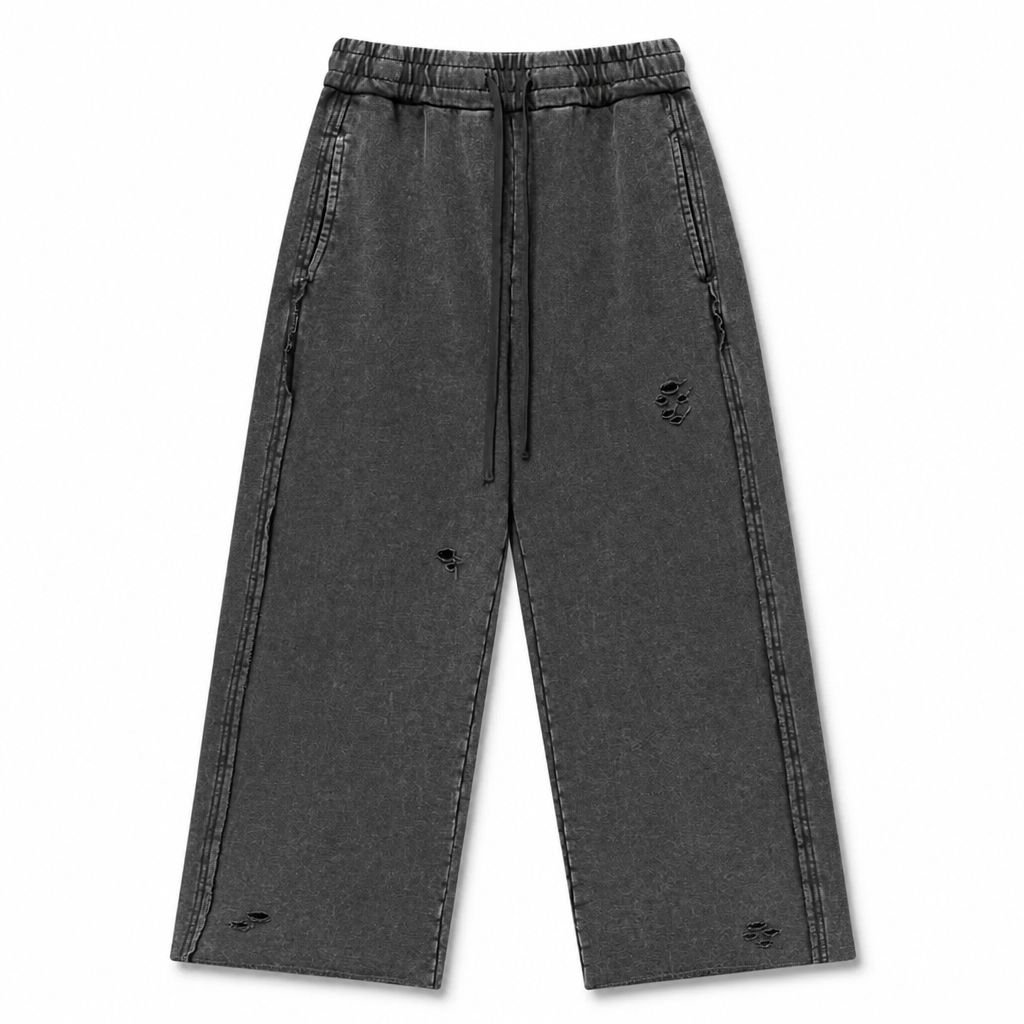 Distressed Basic Sweatpants