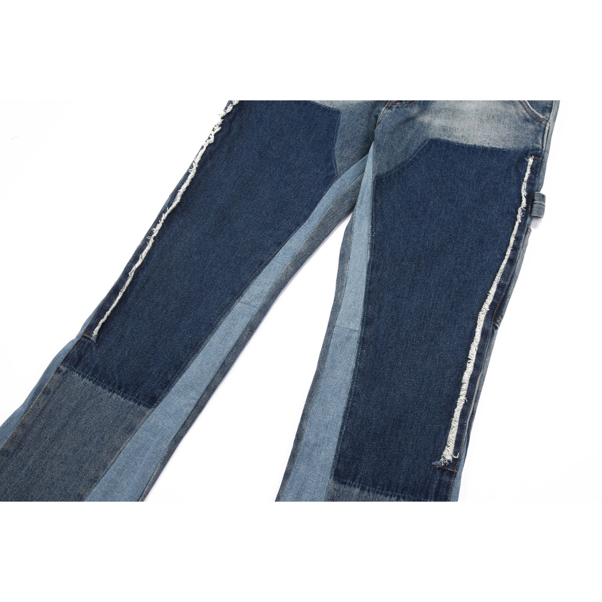 Flare Denim - Patch-work Indigo