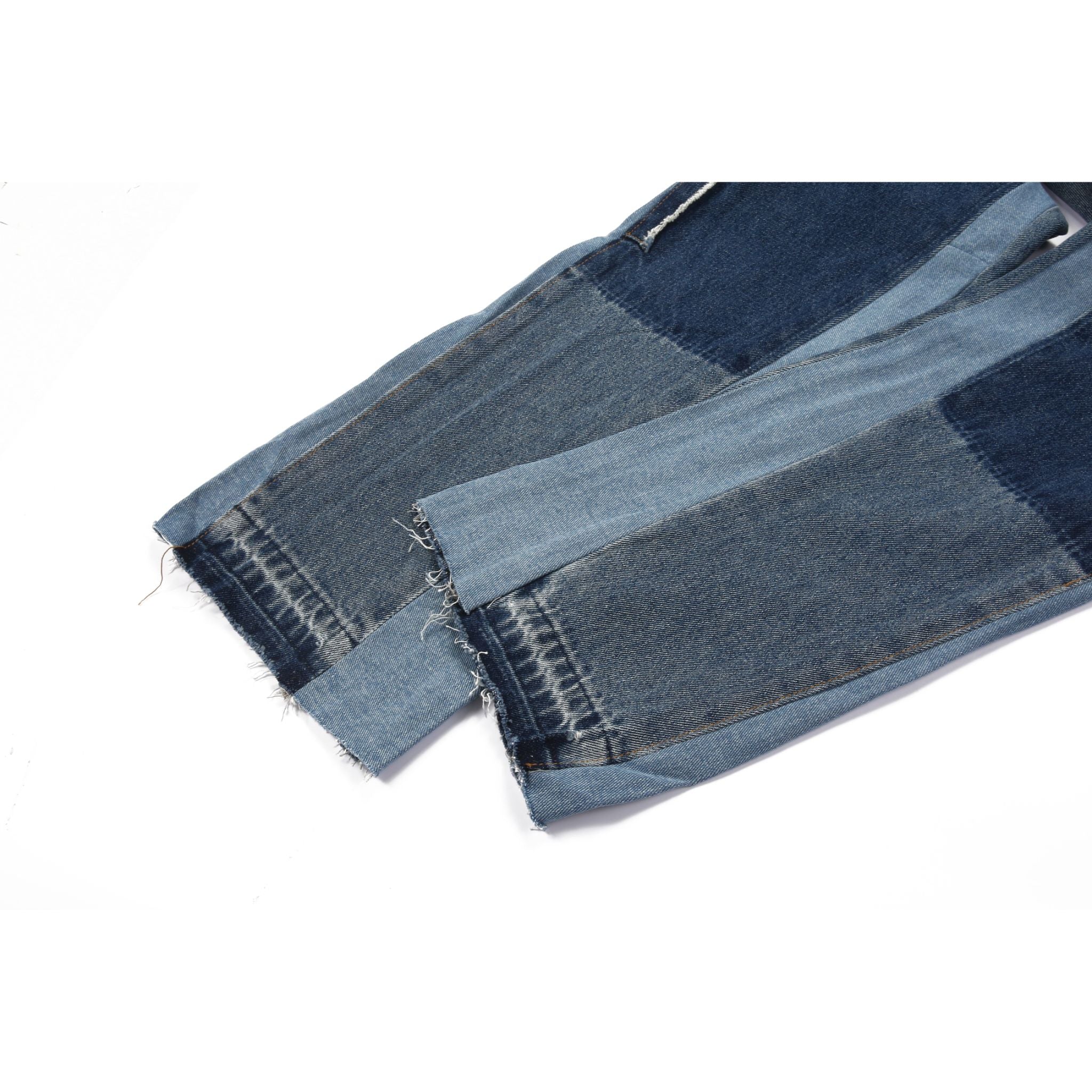 Flare Denim - Patch-work Indigo