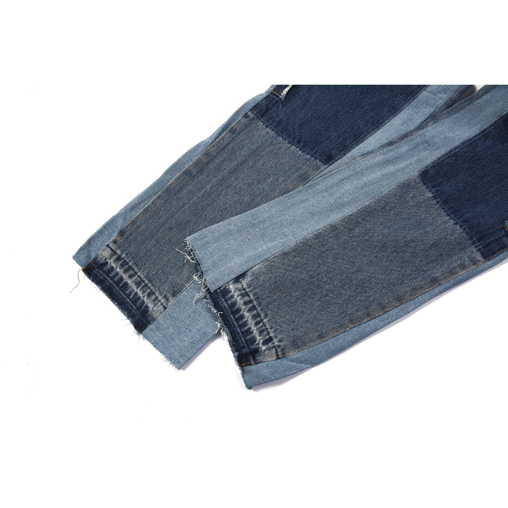 Flare Denim - Patch-work Indigo