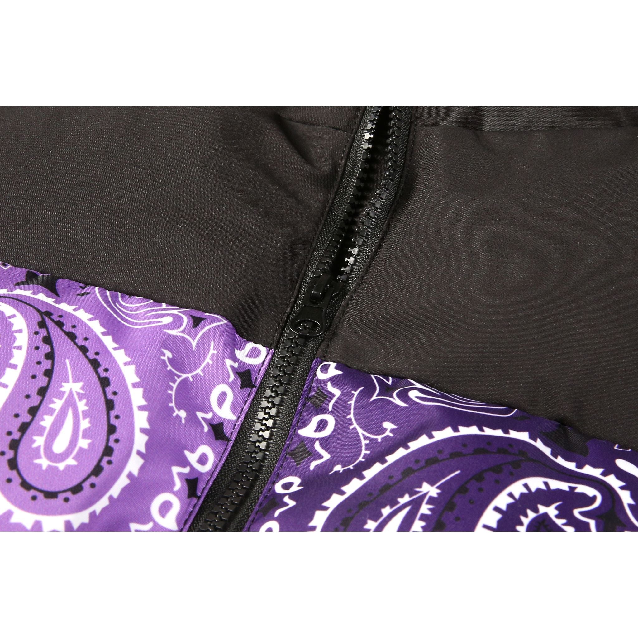 LE1 | Purple Paisley Puffer
