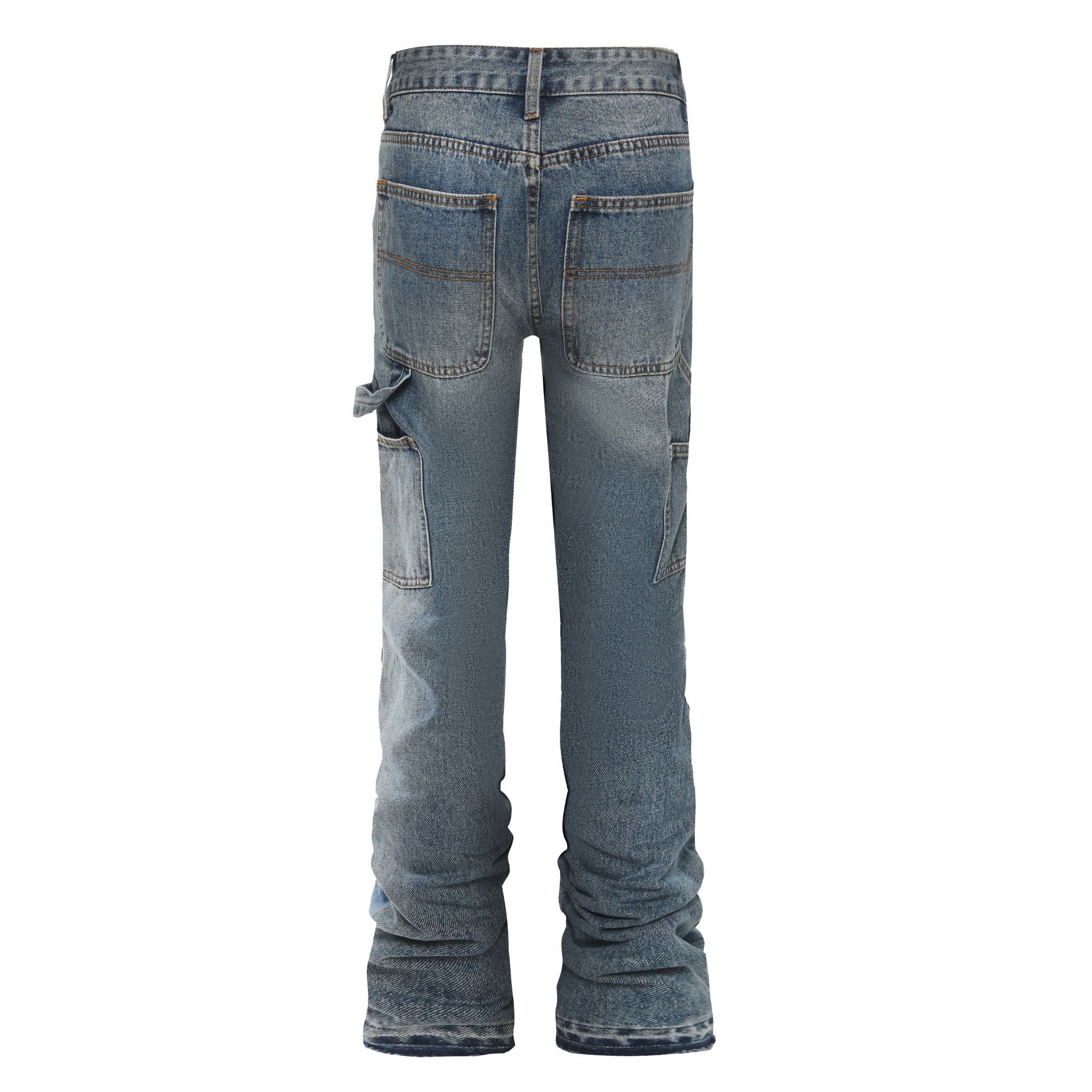 Flare Denim - Patch-work Indigo