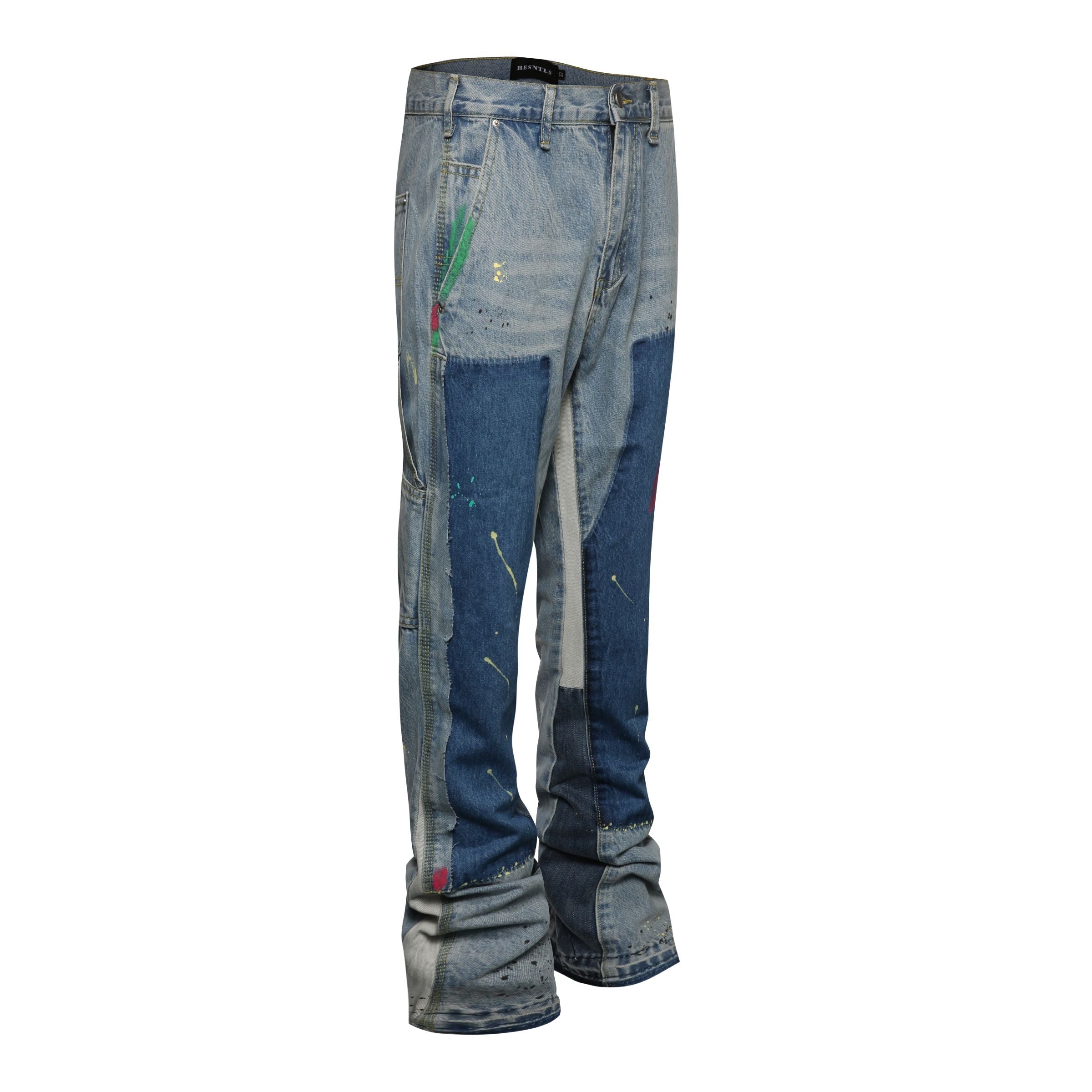 Flare Denim - Patch-work Light