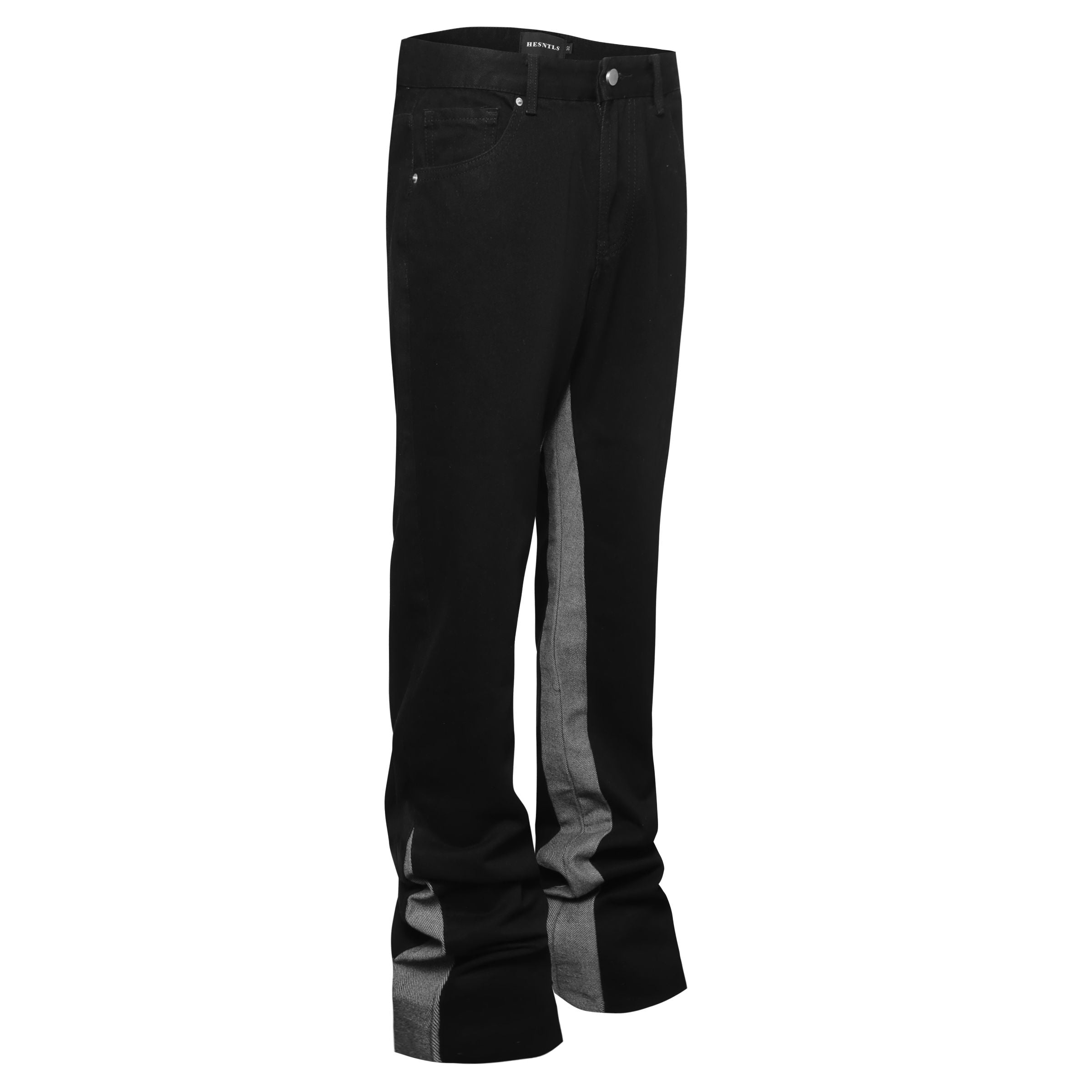 Flare Denim - Contrast Black