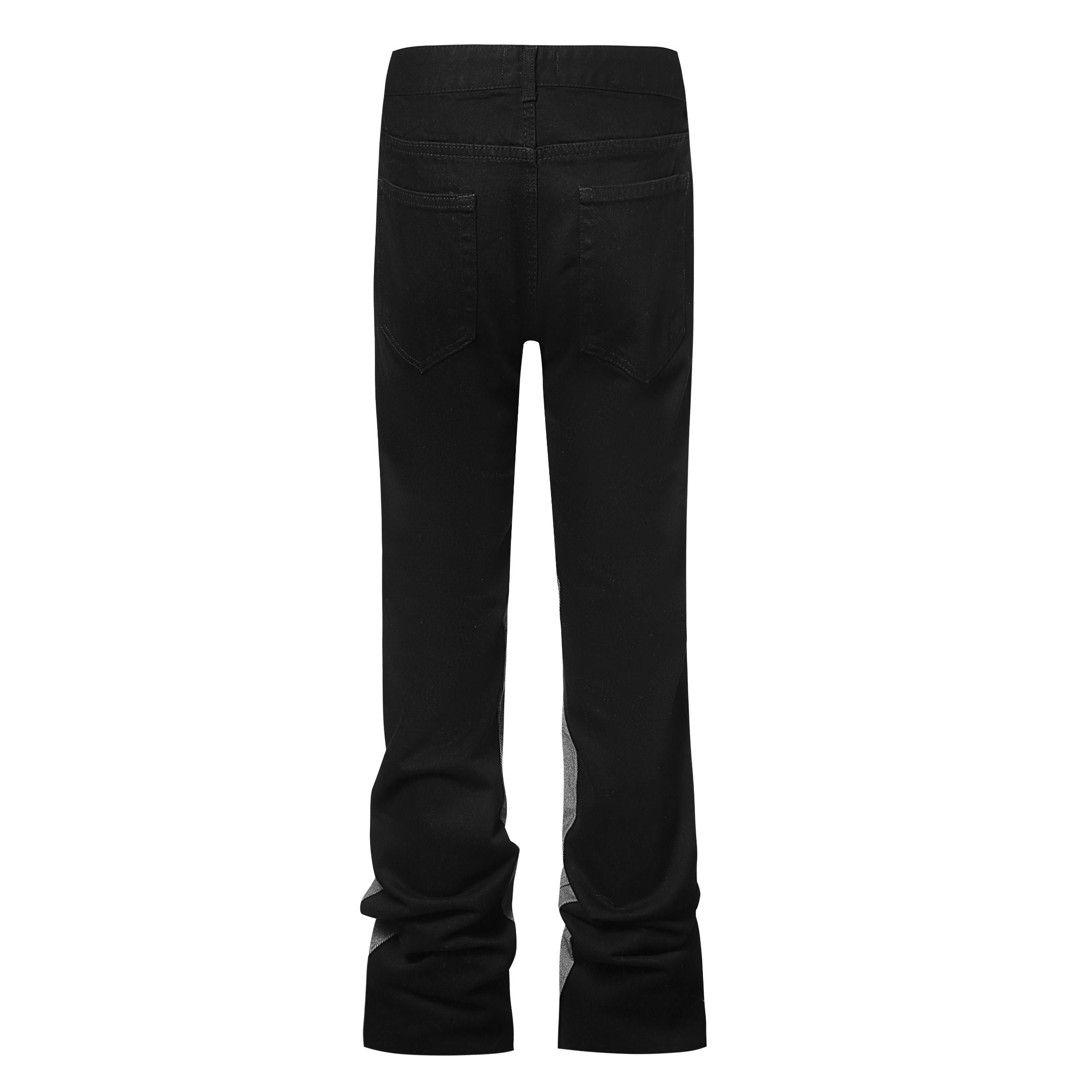 Flare Denim - Contrast Black
