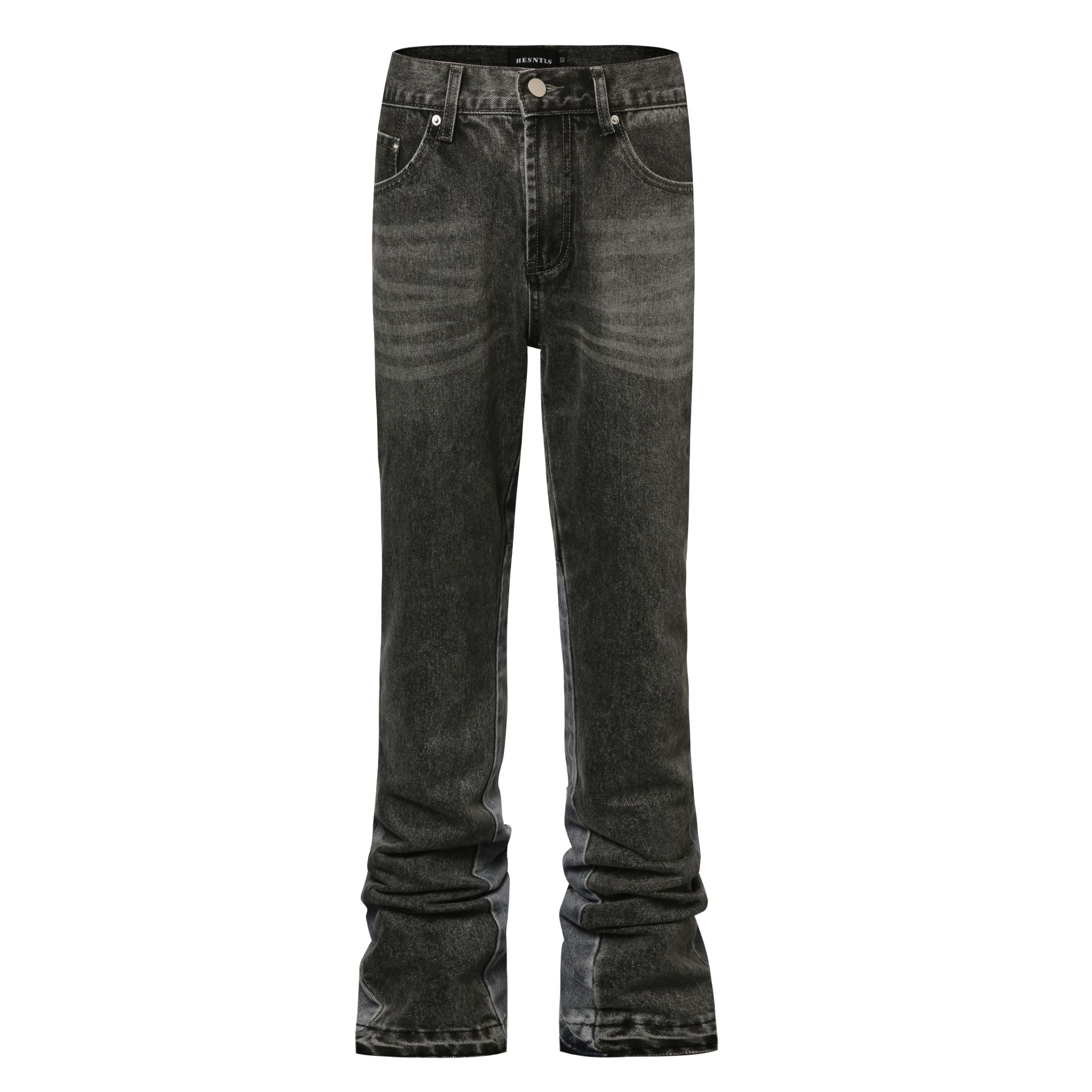 Flare Denim - Washed Black