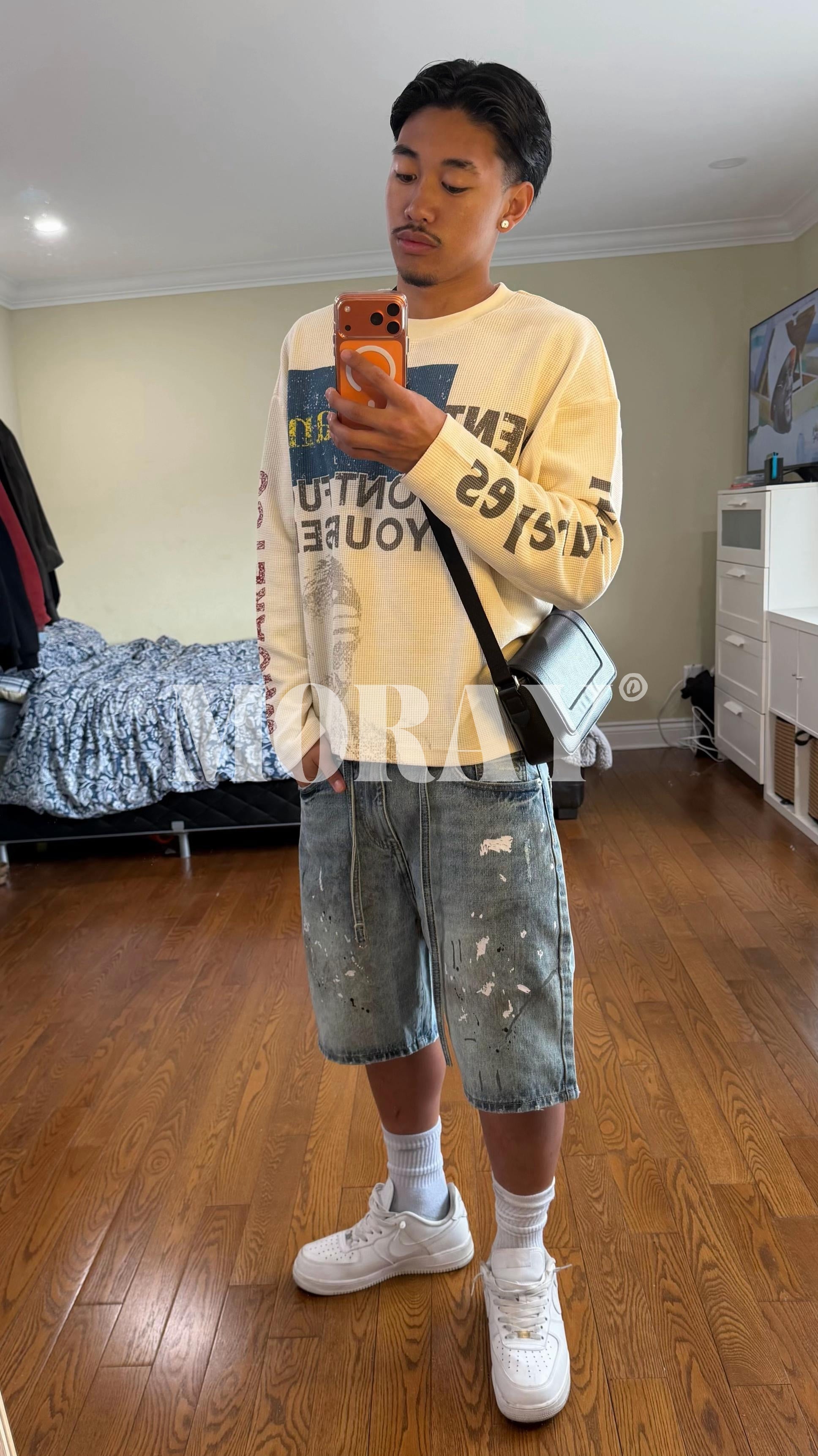 Grunge Paint Shorts