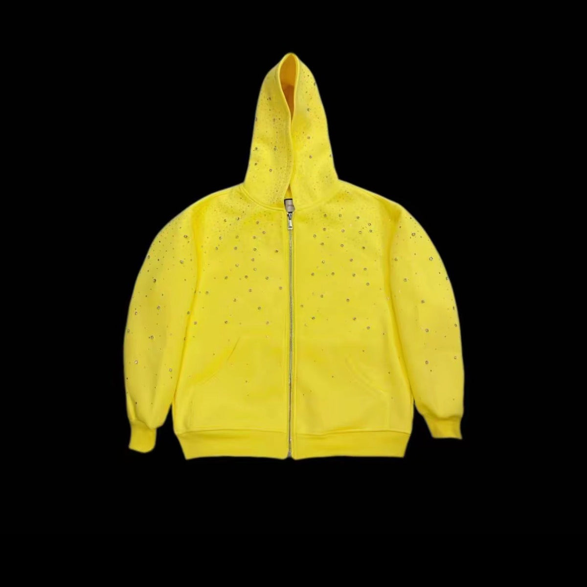 Rhinestone Galaxy Zip Up