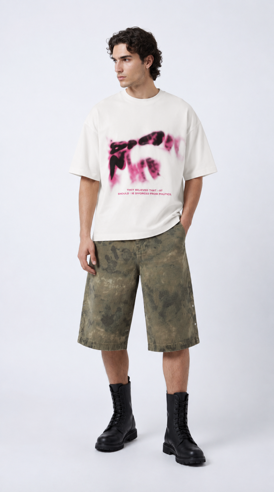 Twisted Blur Tee
