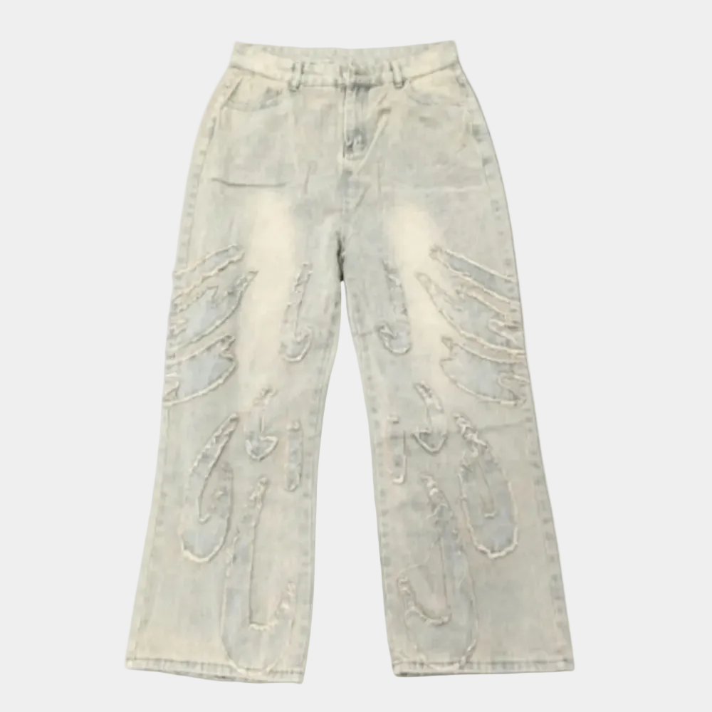 'Raw Edge' Baggy Broek