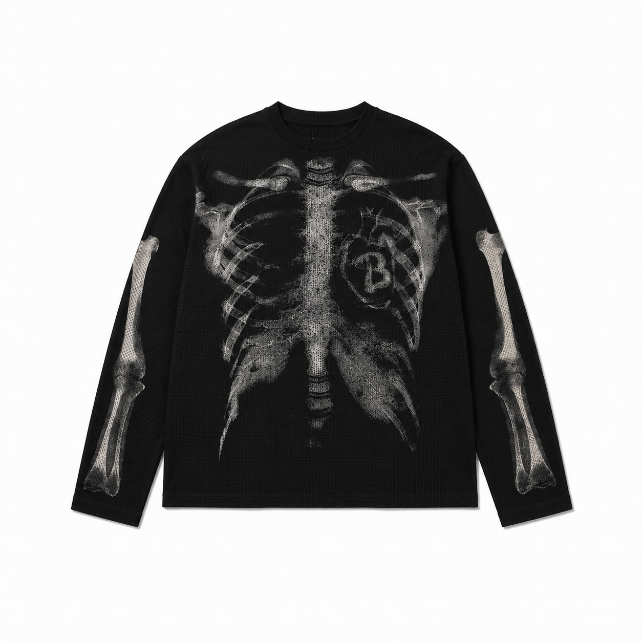 Skeleton Waffle Longsleeve
