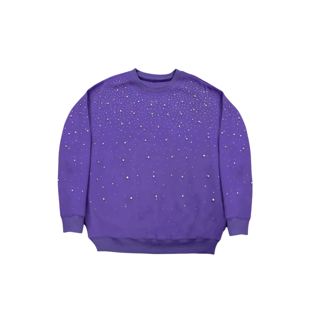 Rhinestone Galaxy Crewneck