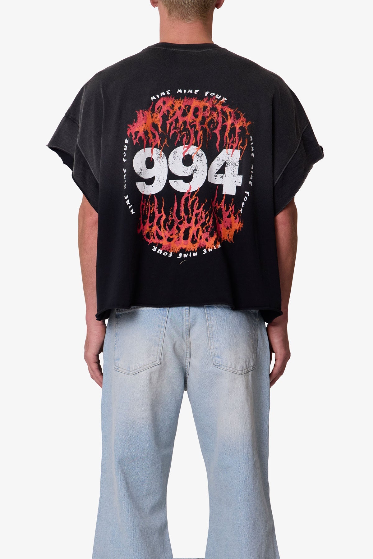 Ritual Cut Off Tee - Black
