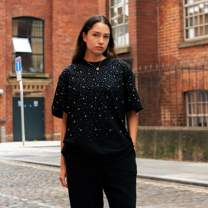 Luxe RhinestoneĀ Tee