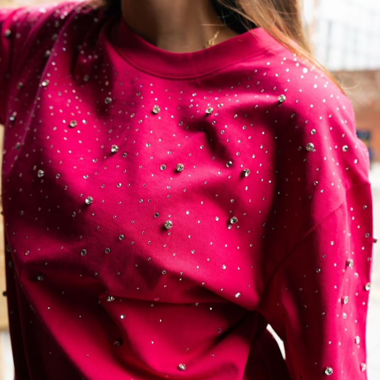 Luxe RhinestoneĀ Tee