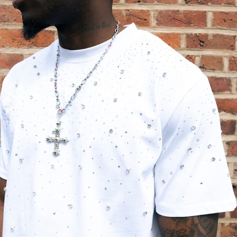 Luxe RhinestoneĀ Tee