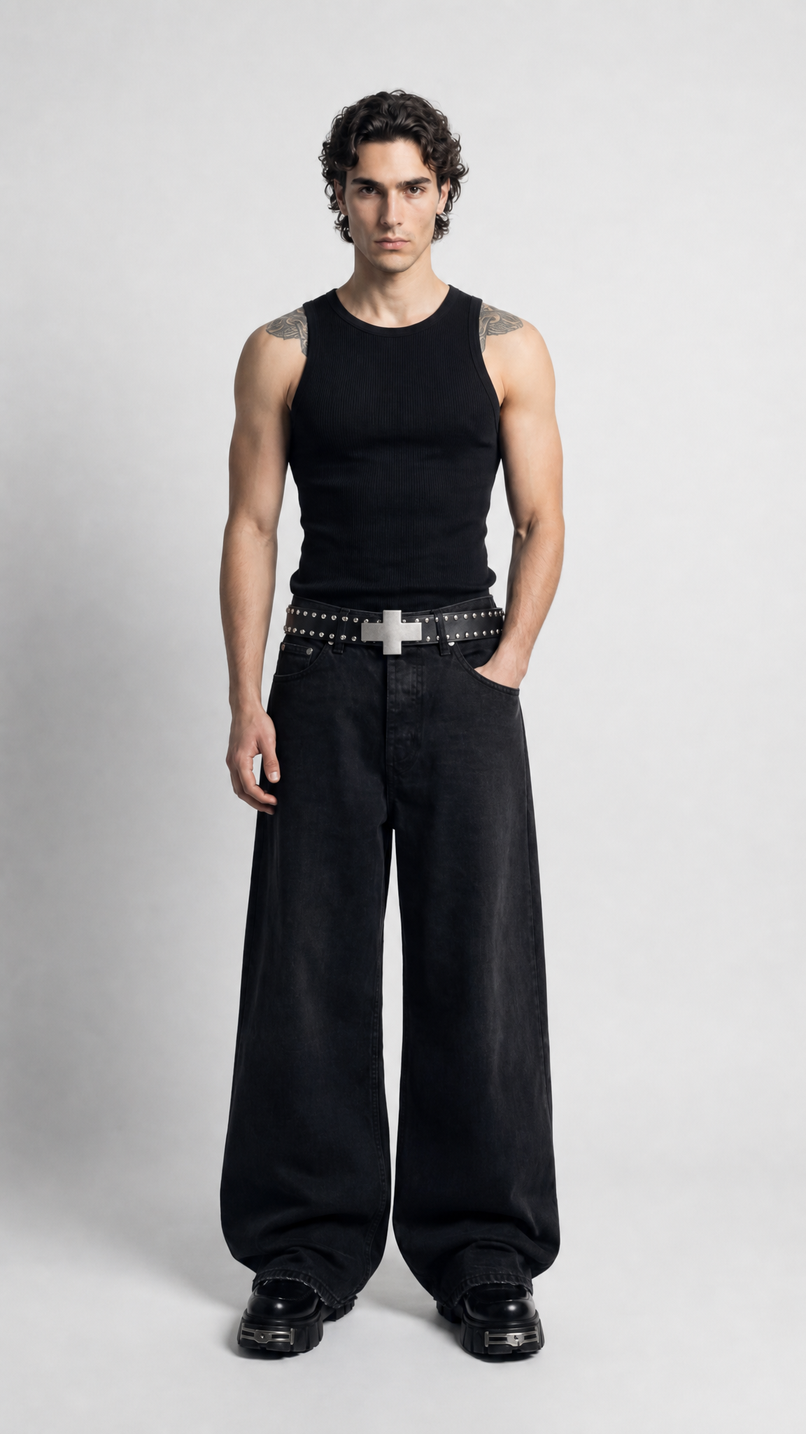 Cross Stud Belt