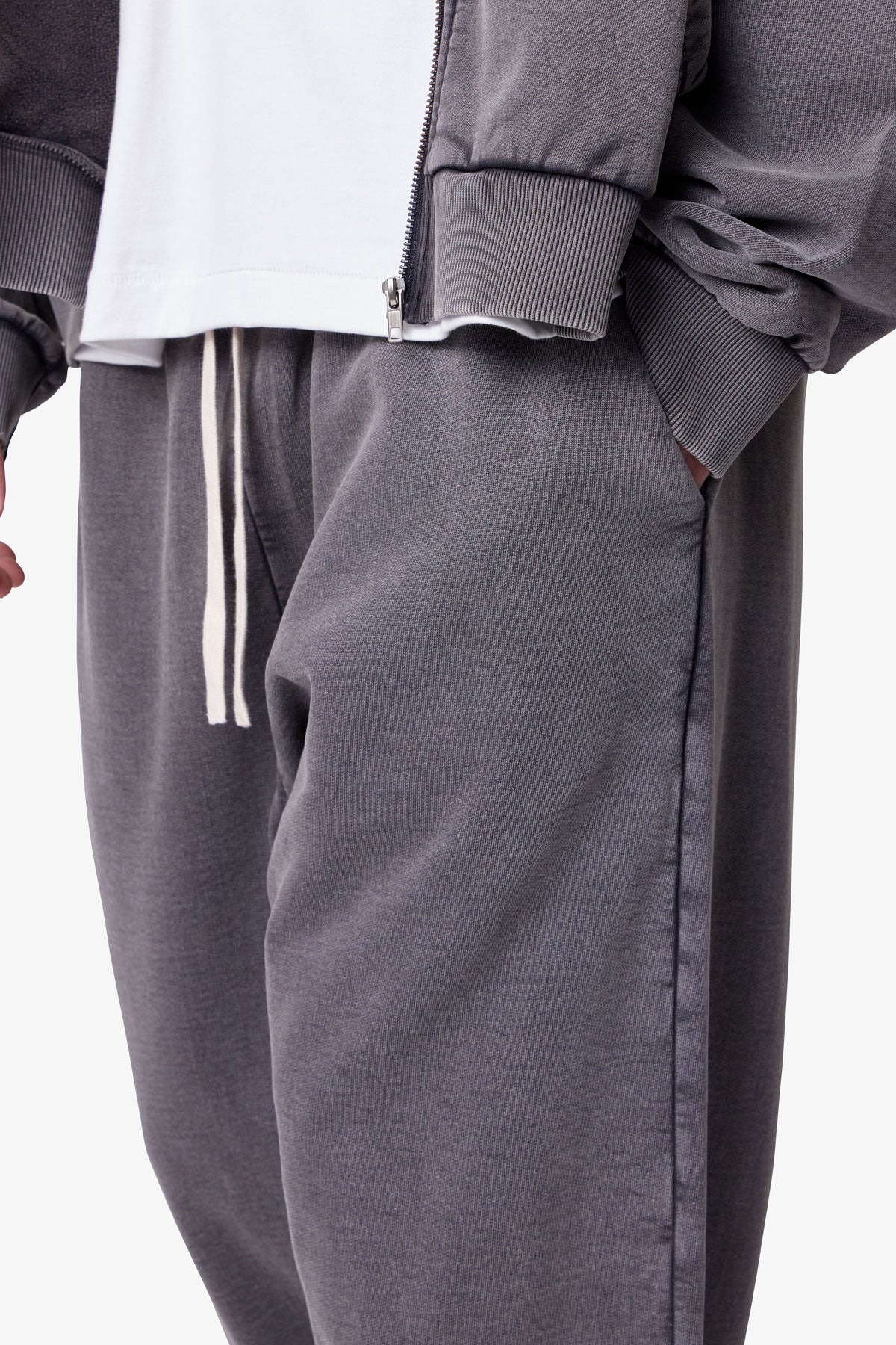Ultra Baggy Fleece Sweatpants - Vintage Black