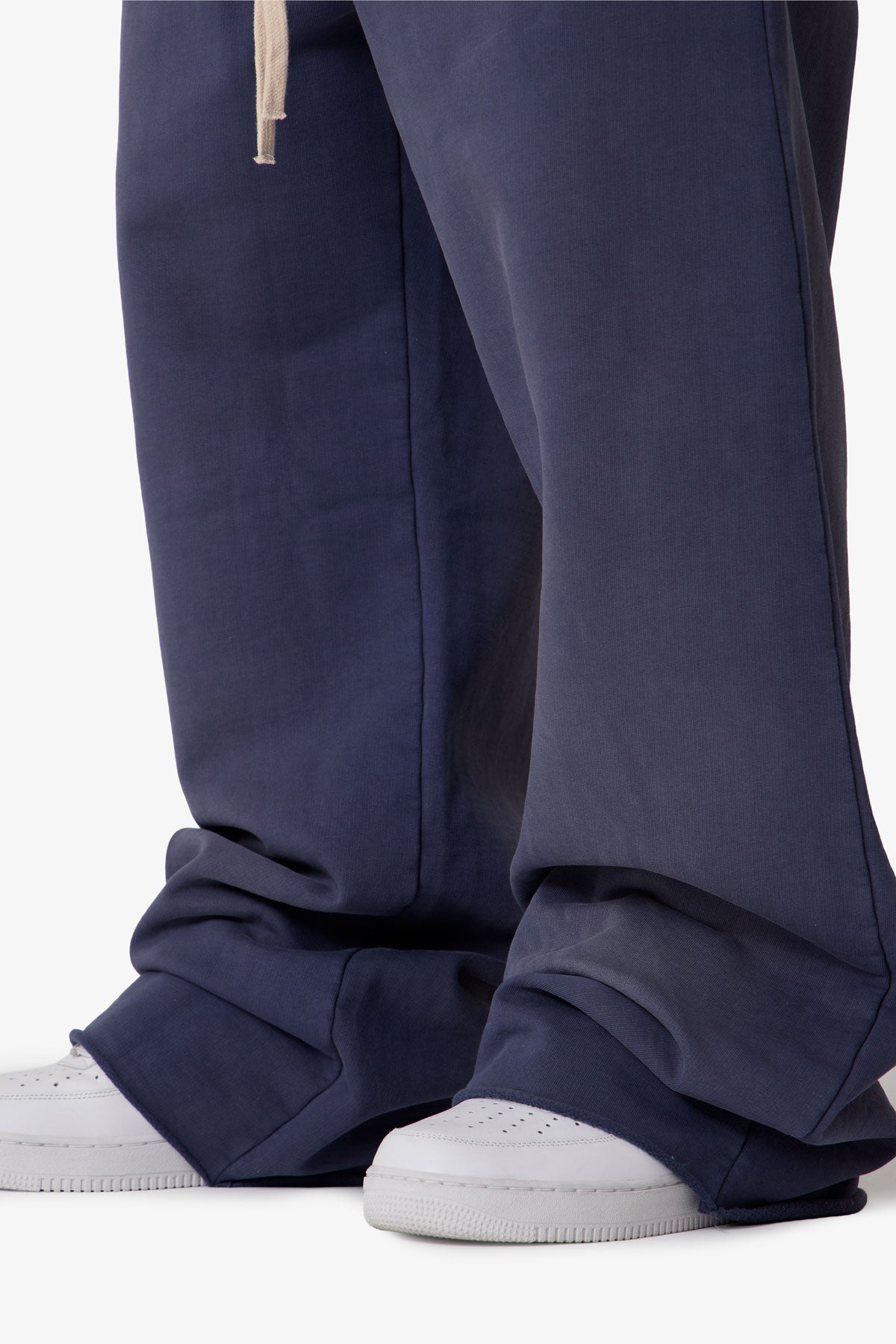 Ultra Baggy Fleece Sweatpants - Washed Navy