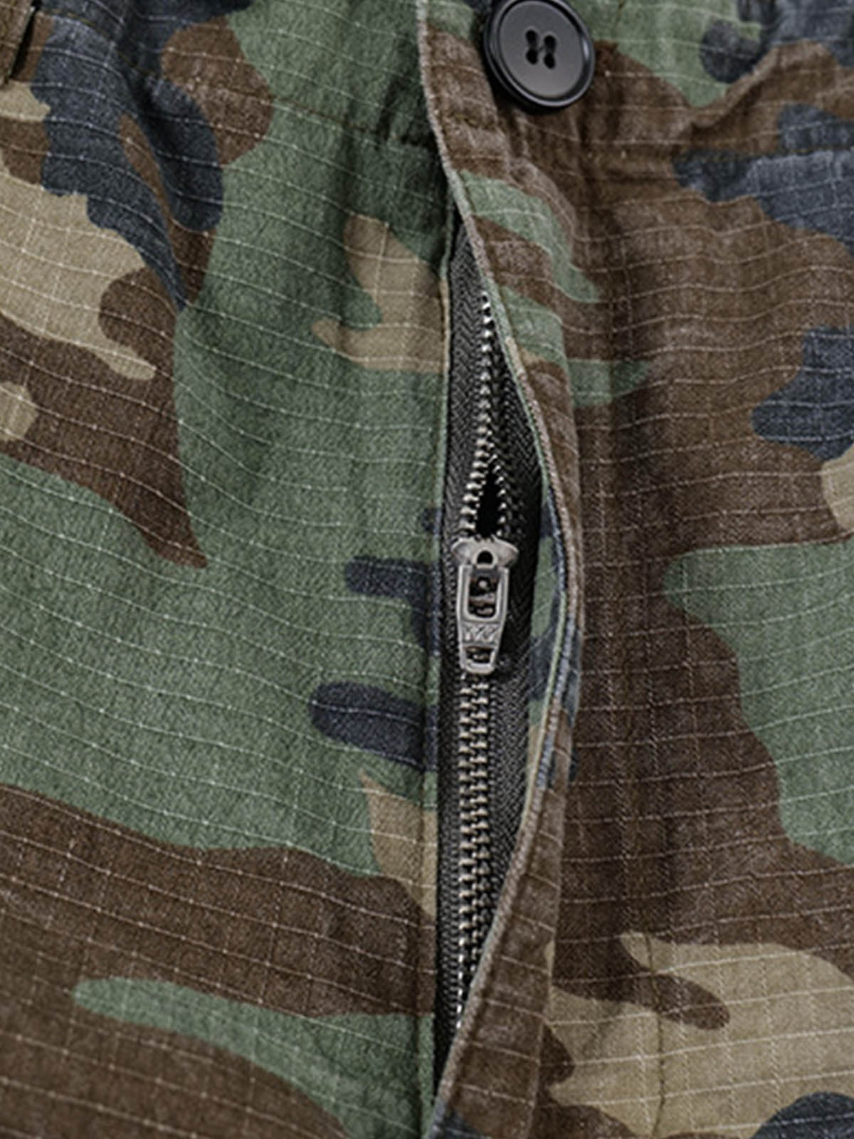 Ripstop Camouflage Cargo Shorts