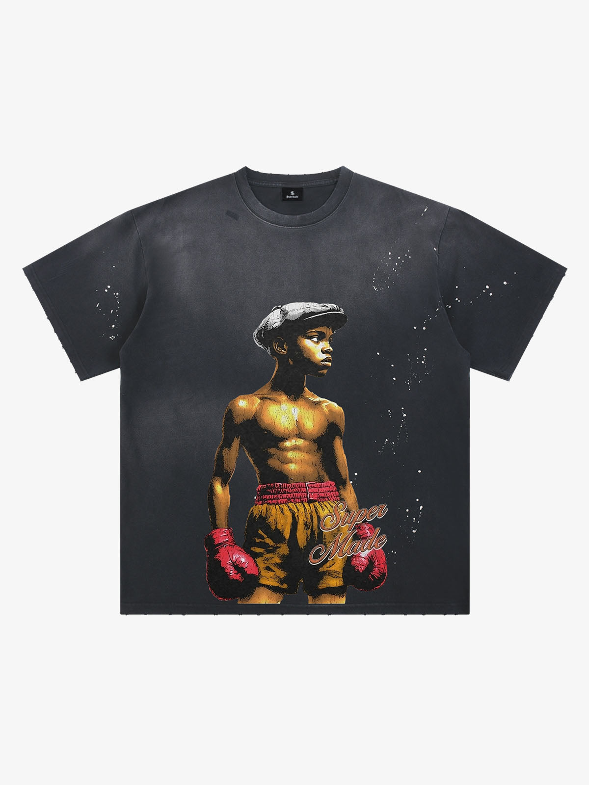 Black Oversized Graphic T-Shirt