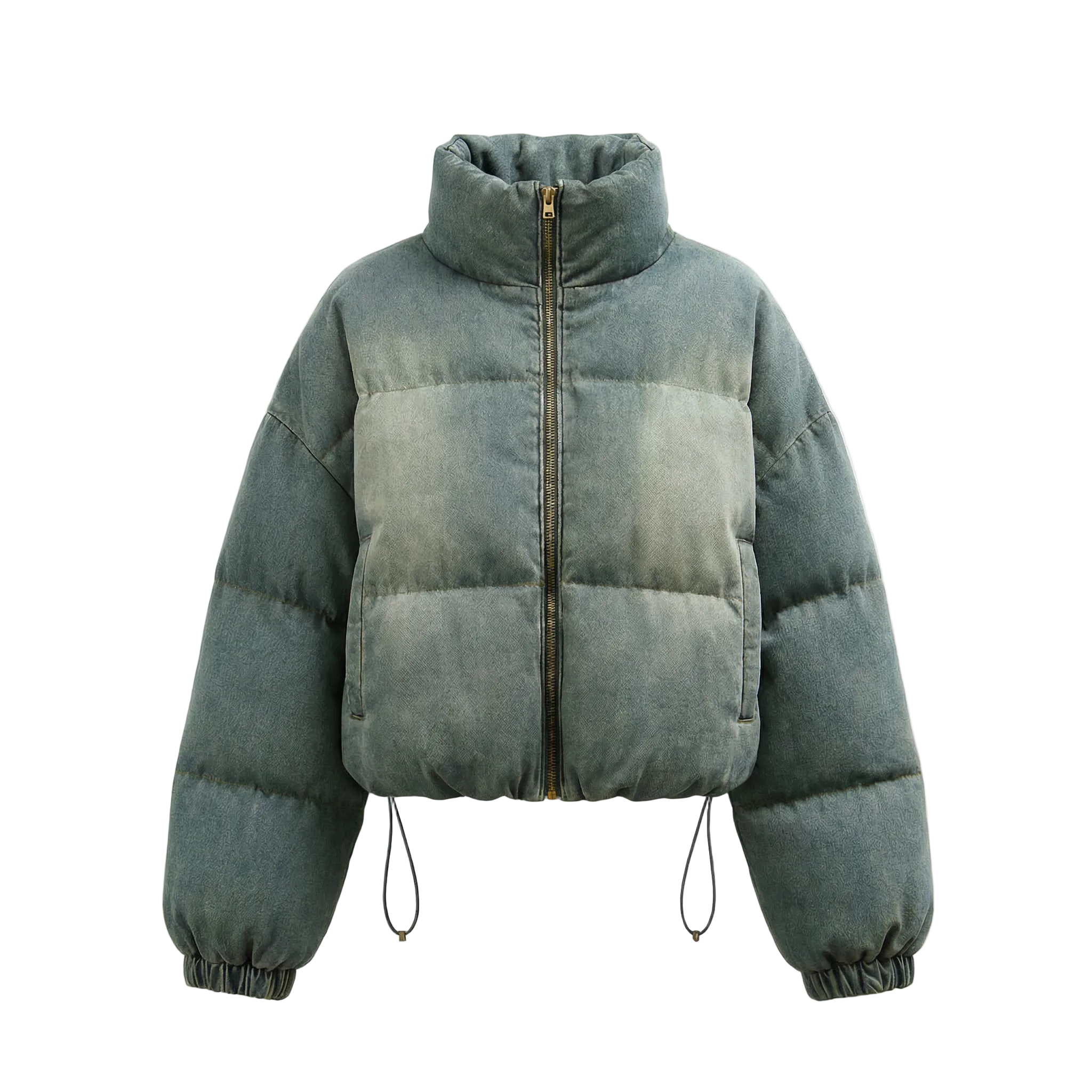 Denim Puffer Jacket