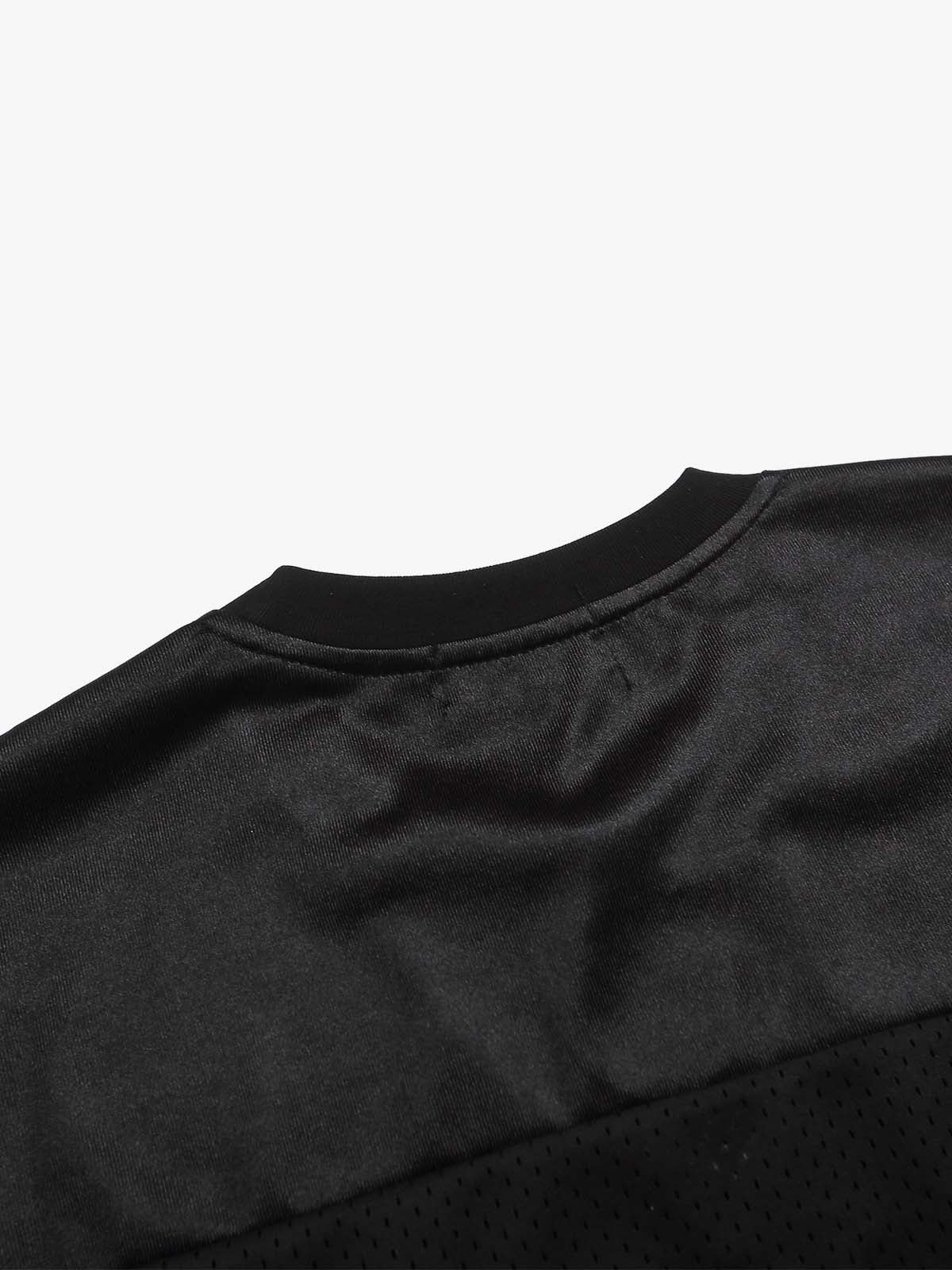 Leopard Patchwork Mesh Jersey Tee