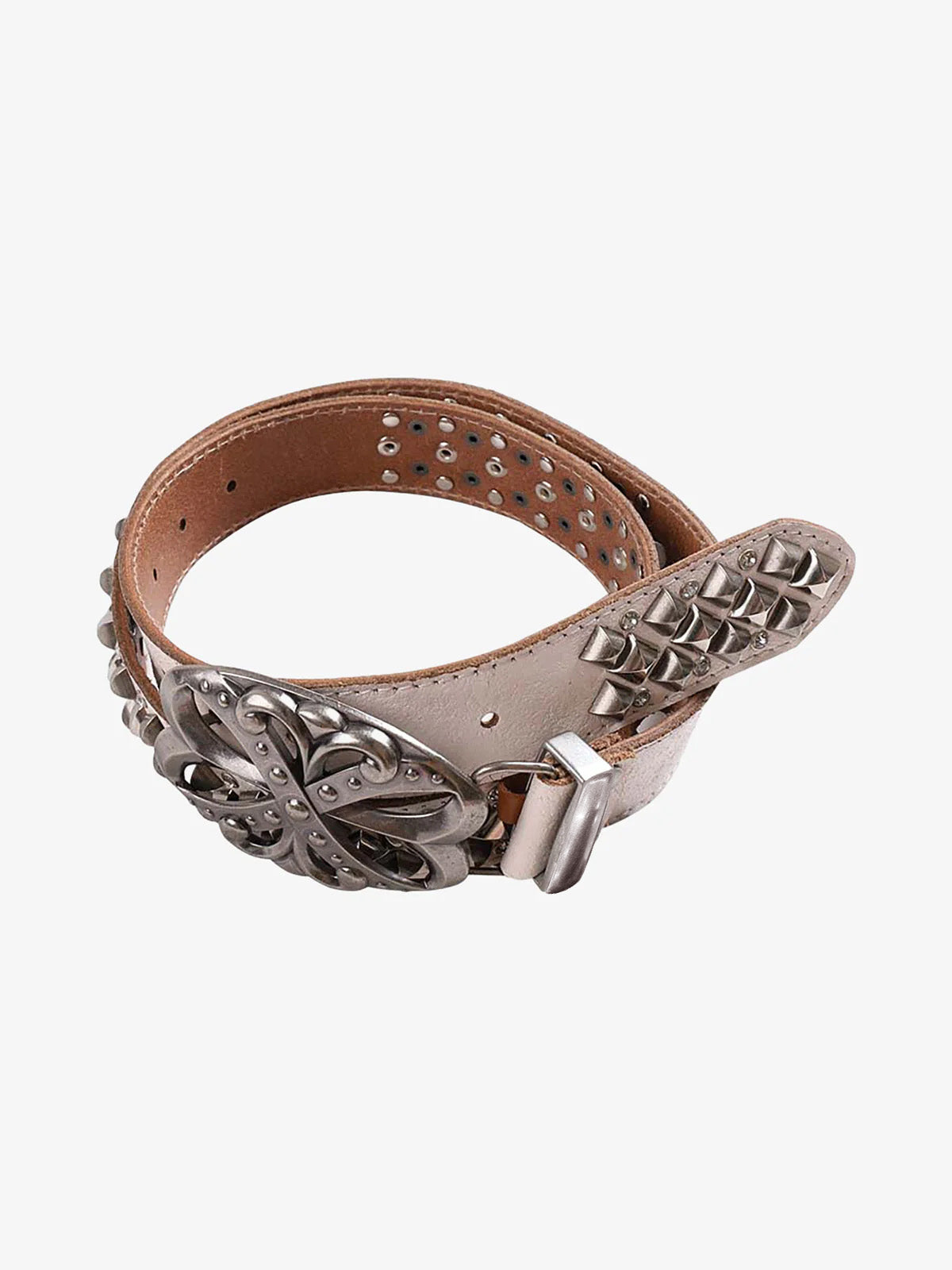 Thesupermade Retro Punk Rhinestone Belt - 2175