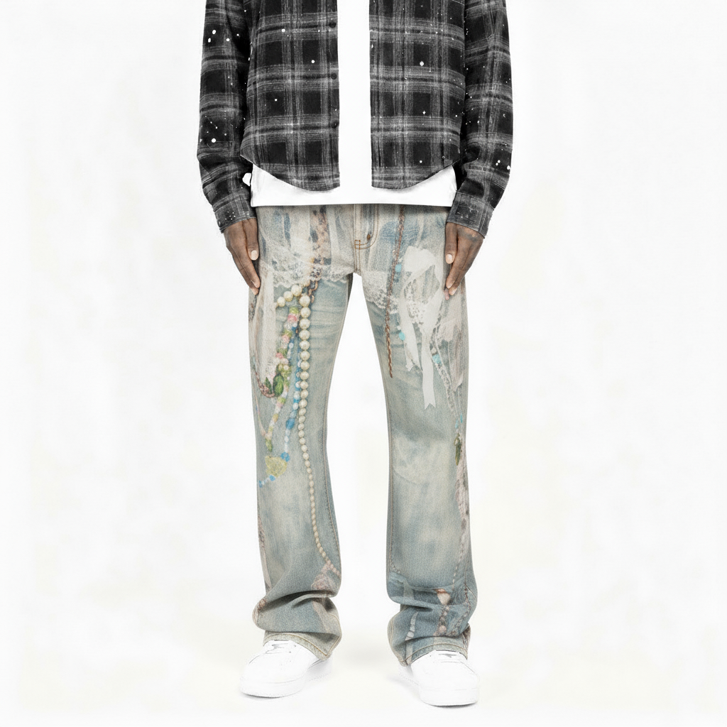 Straight Denim | Pearls