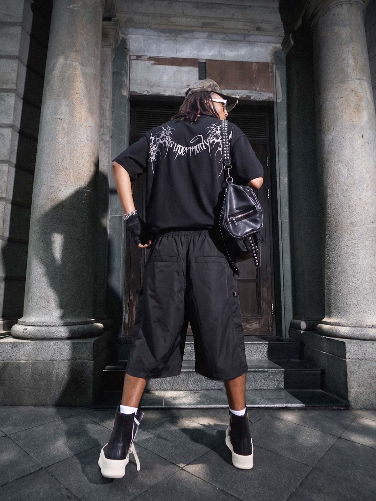 Zip Functional Techwear Shorts