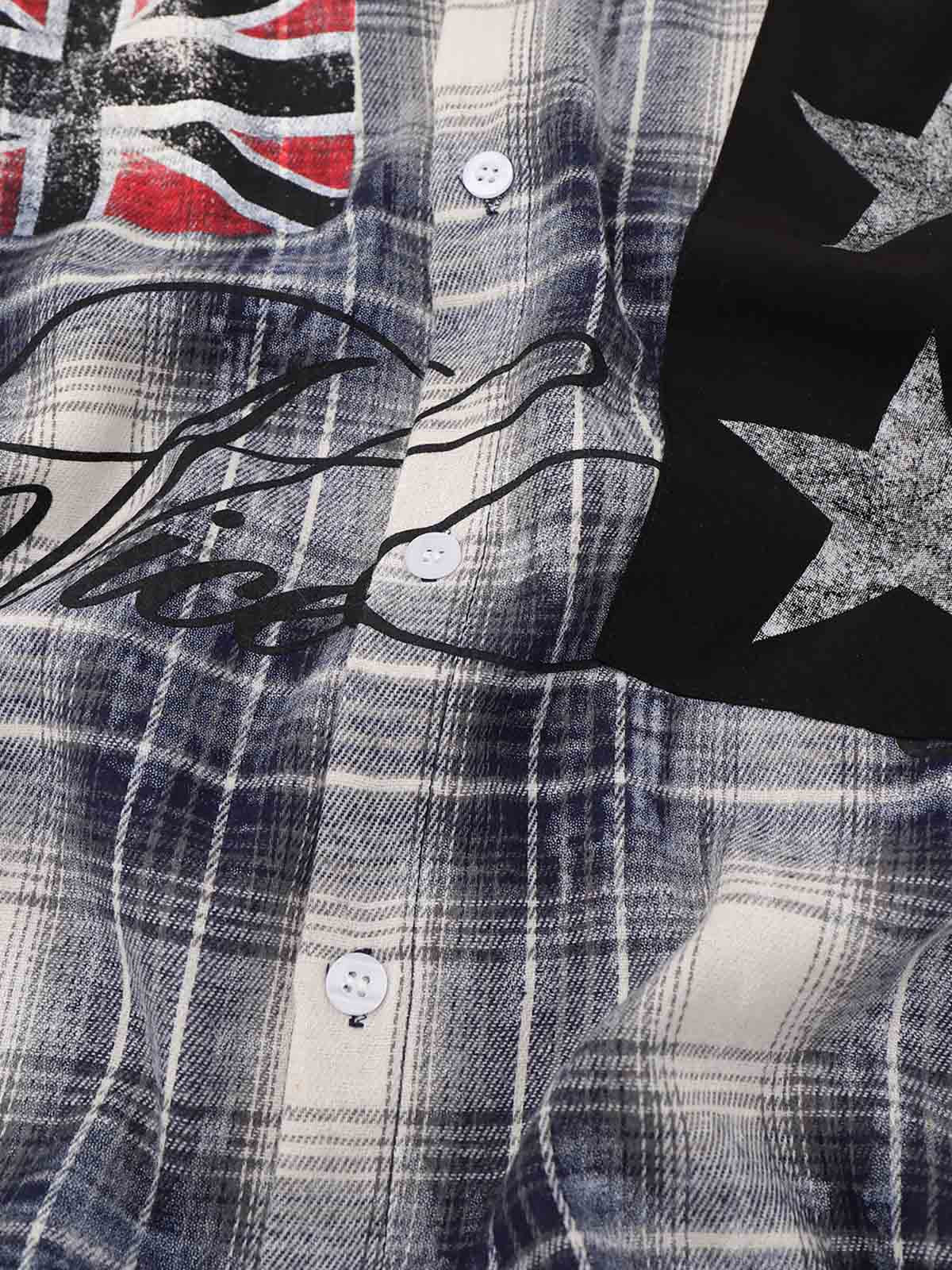 Plaid Star Floral Shirt