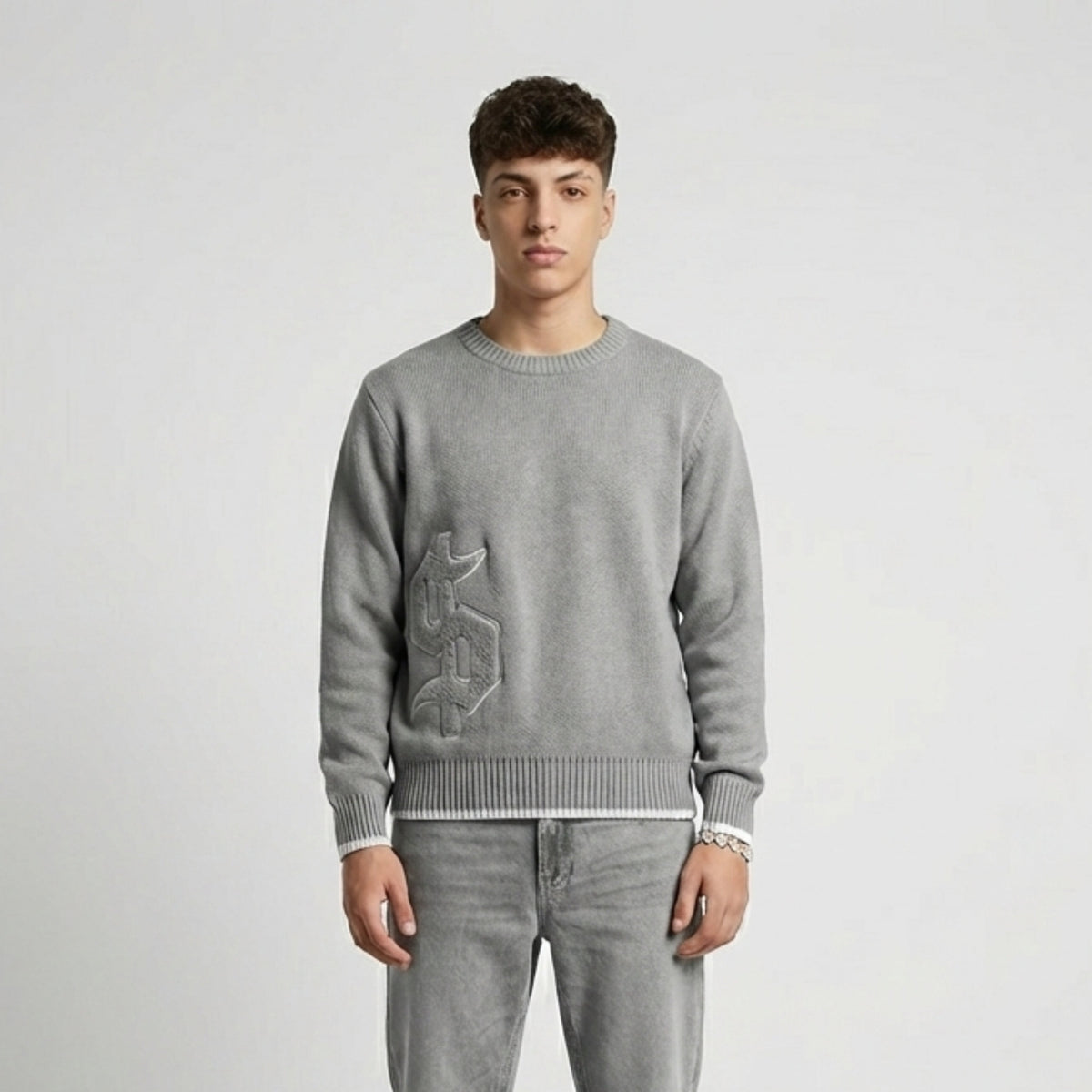 DOLLAR BLACK – KNIT SWEATER