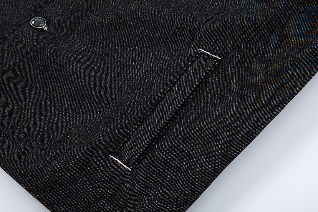 Classic Denim Jacket - Onyx Black