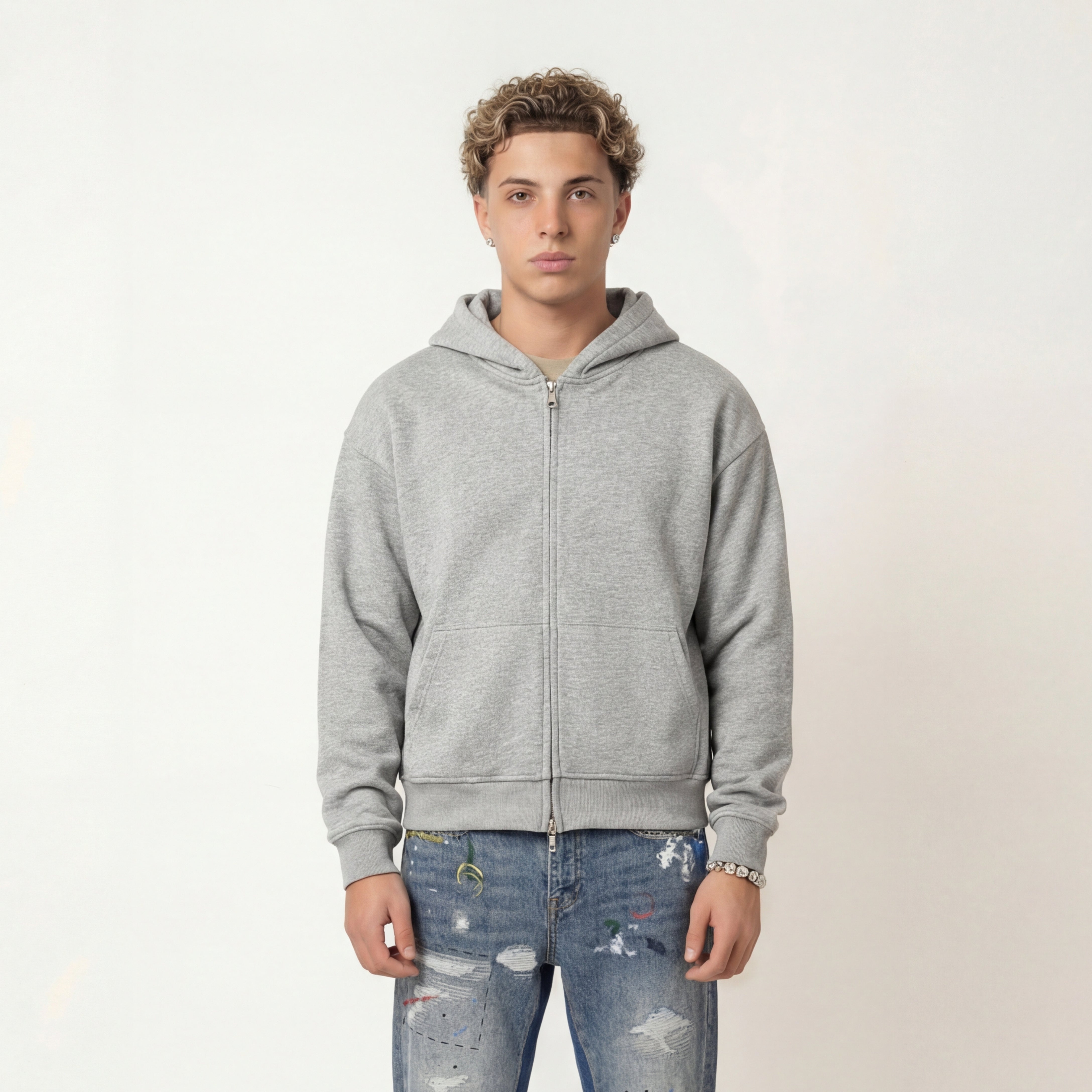 SCUBA ZIP 600GSM  – HOODIE